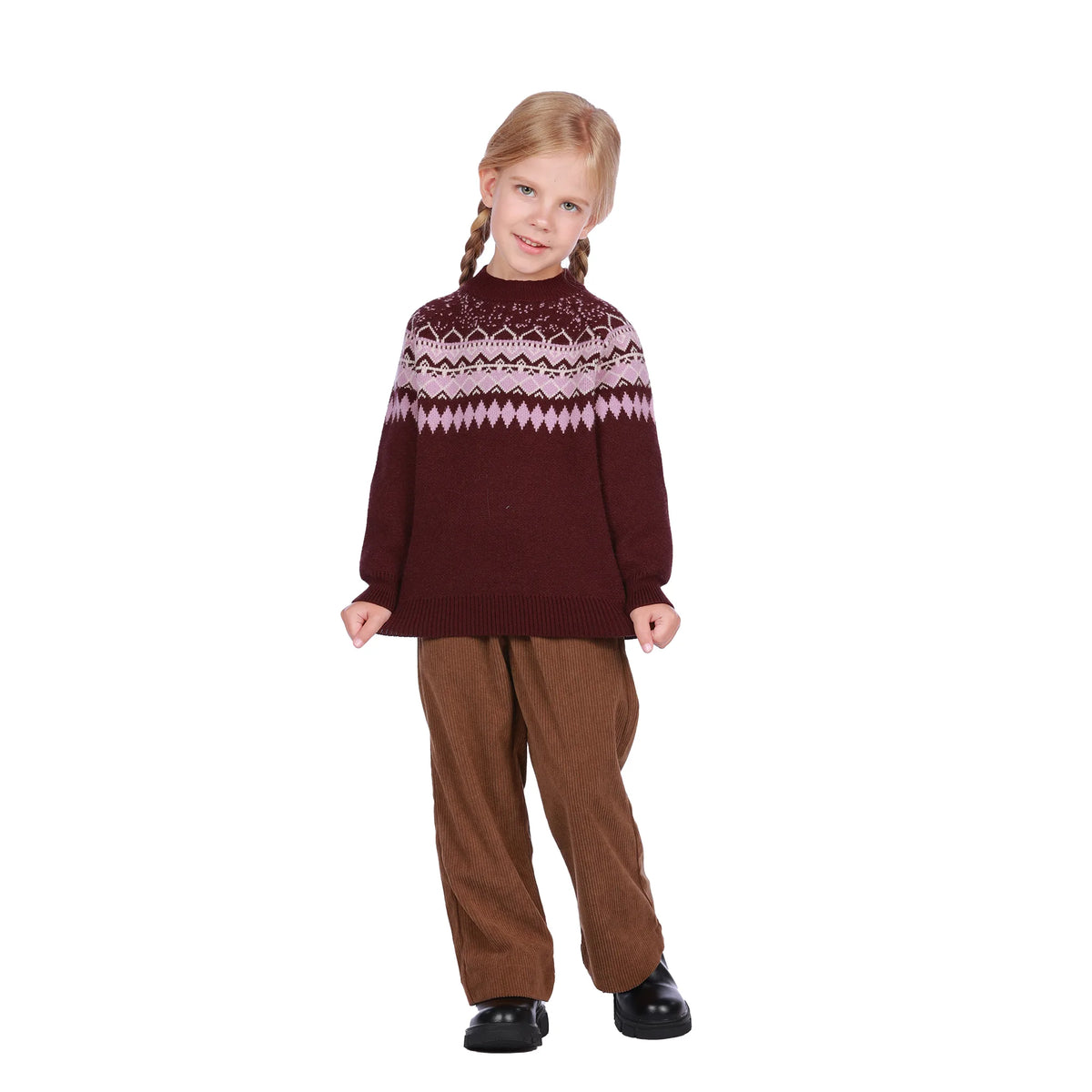 sweater-for-girls-6943004058 Maroon image