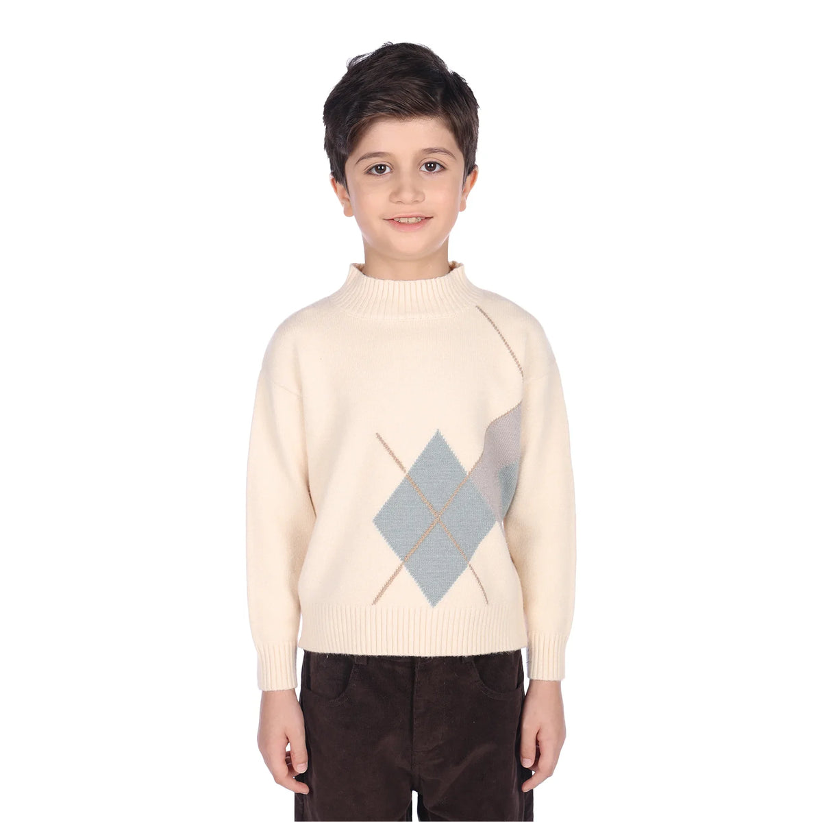 sweater-for-boys-6943004068 Dark Beige image