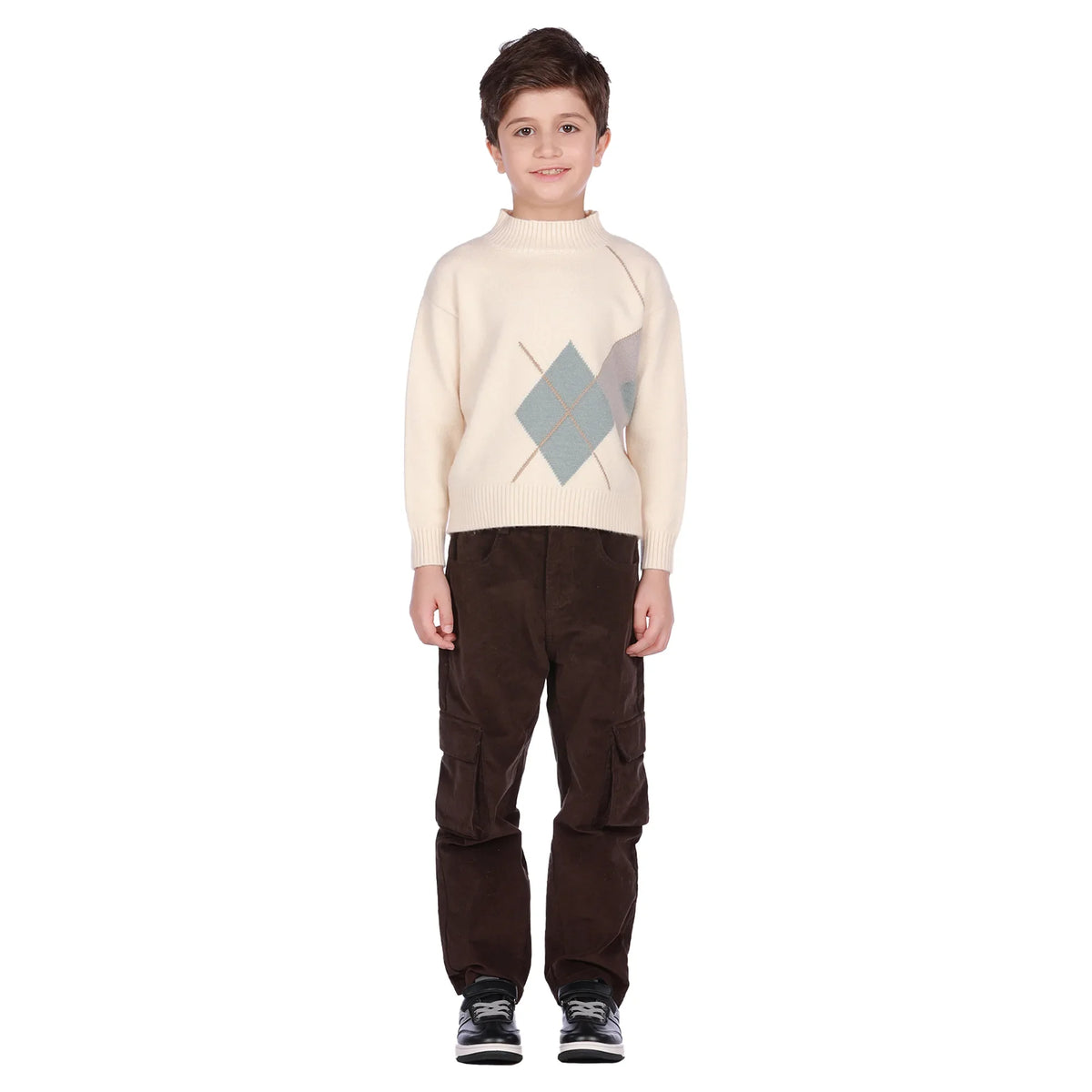 sweater-for-boys-6943004068 Dark Beige image