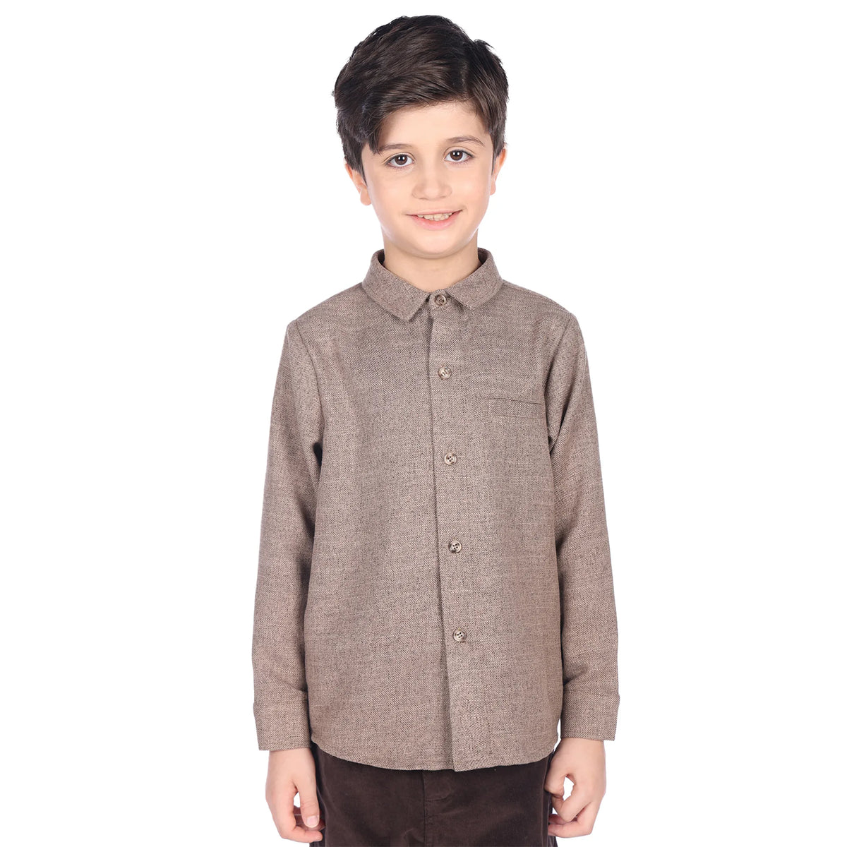 Shirt for Boys 100 | 3Y Brown 100 | 3Y,43,66,35, Image