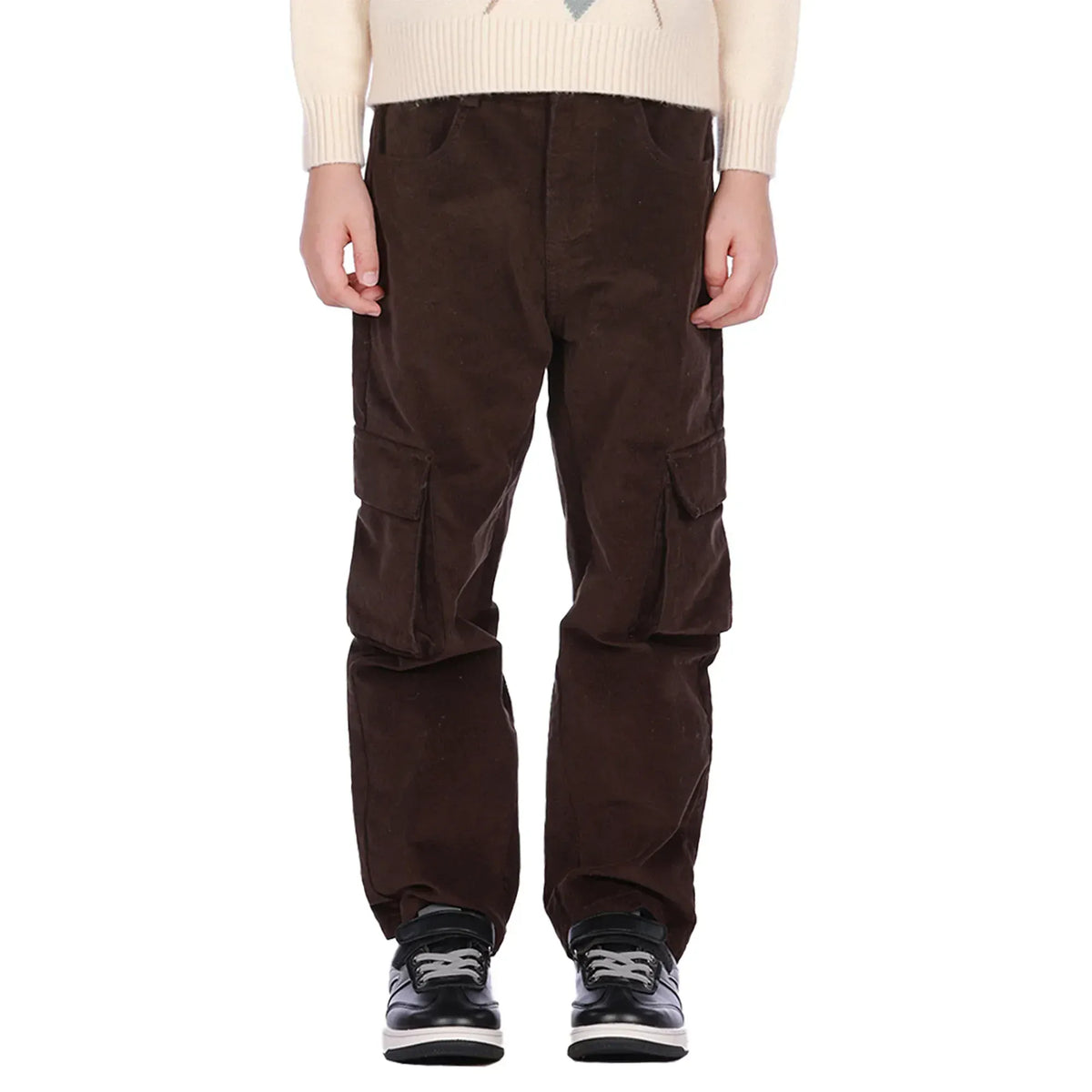 100 | 3Y Dark Coffee 100 | 3Y,60,52,- Pants for Boys Image