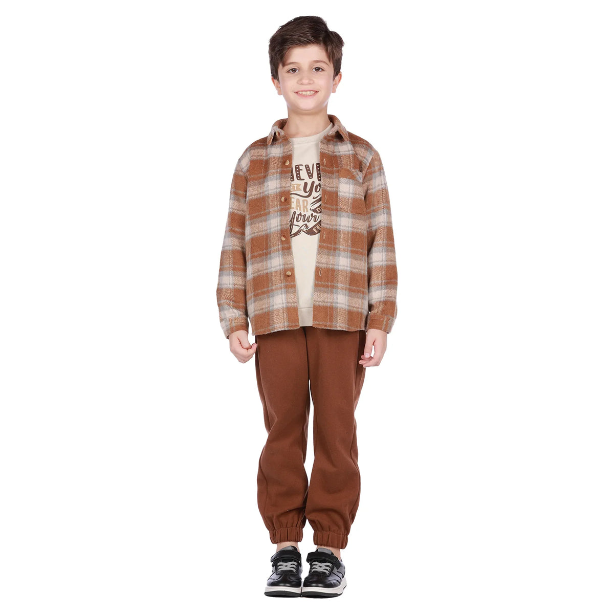 Shirt for Boys 120 | 6-7Y Khaki 120 | 6-7Y,50,76,42, Image