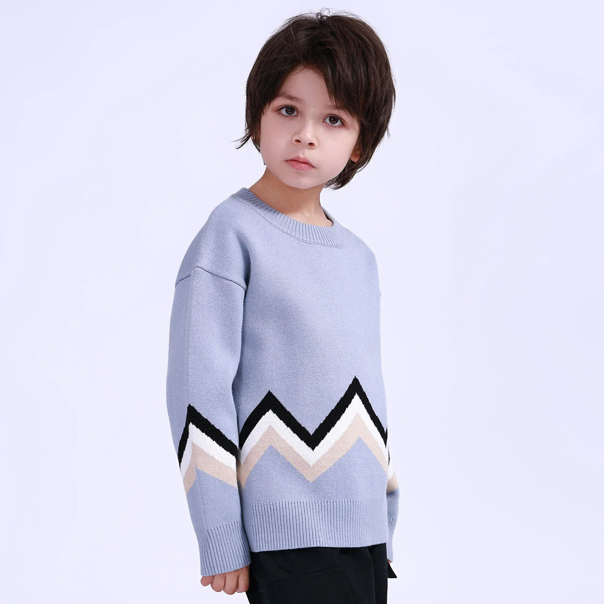 Color-Blocked Sweater for Boys Image