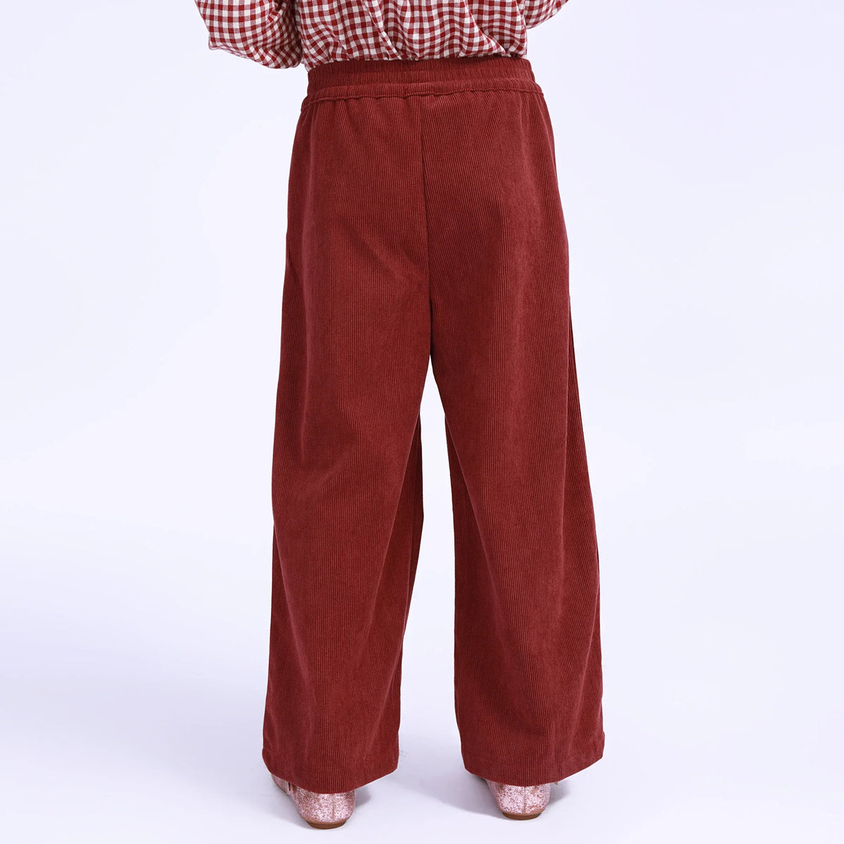 Plain Pants for Girls 110 | 4-5Y Maroon 110 | 4-5Y,63,48,- Image