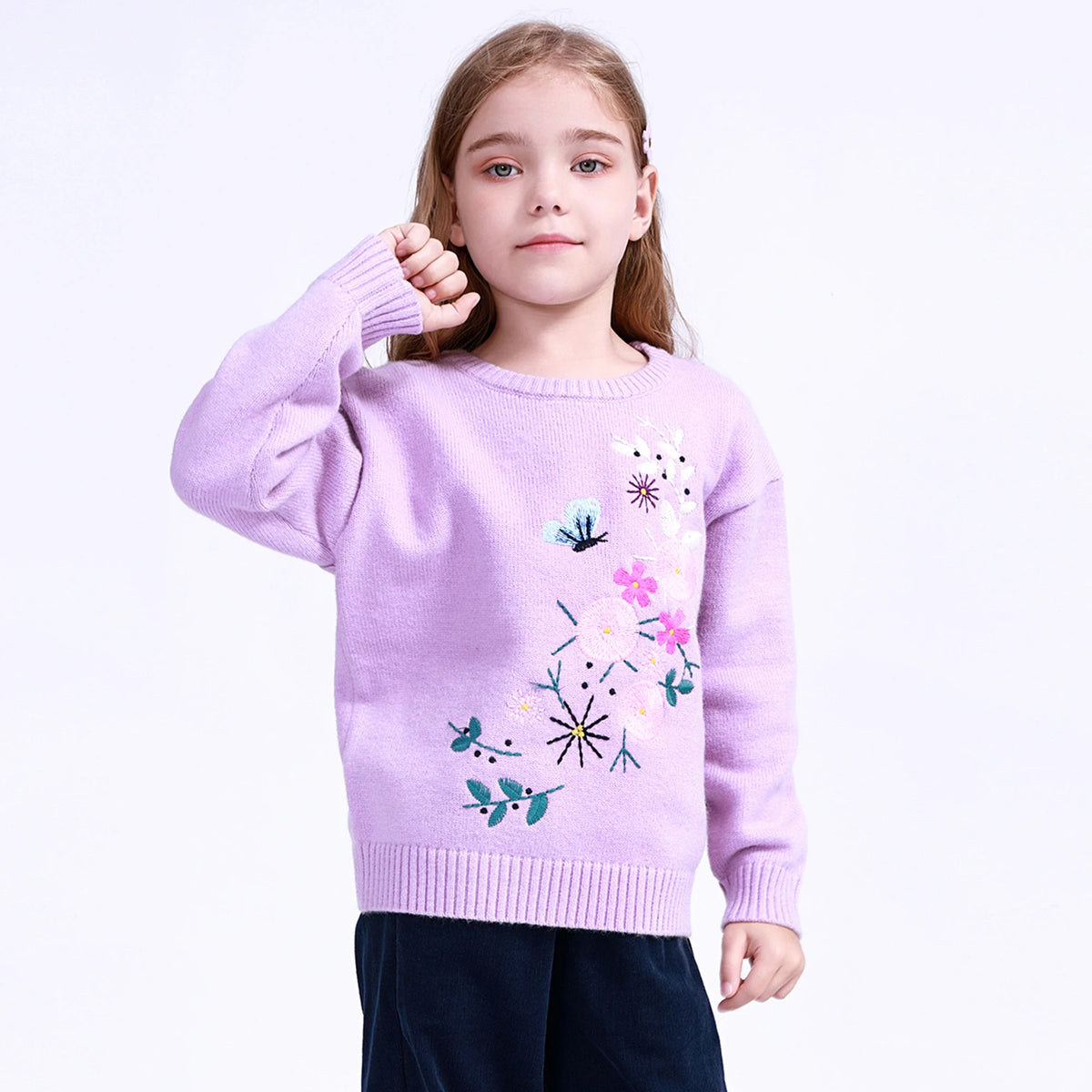 floral-sweater-for-girls-6943015059 image