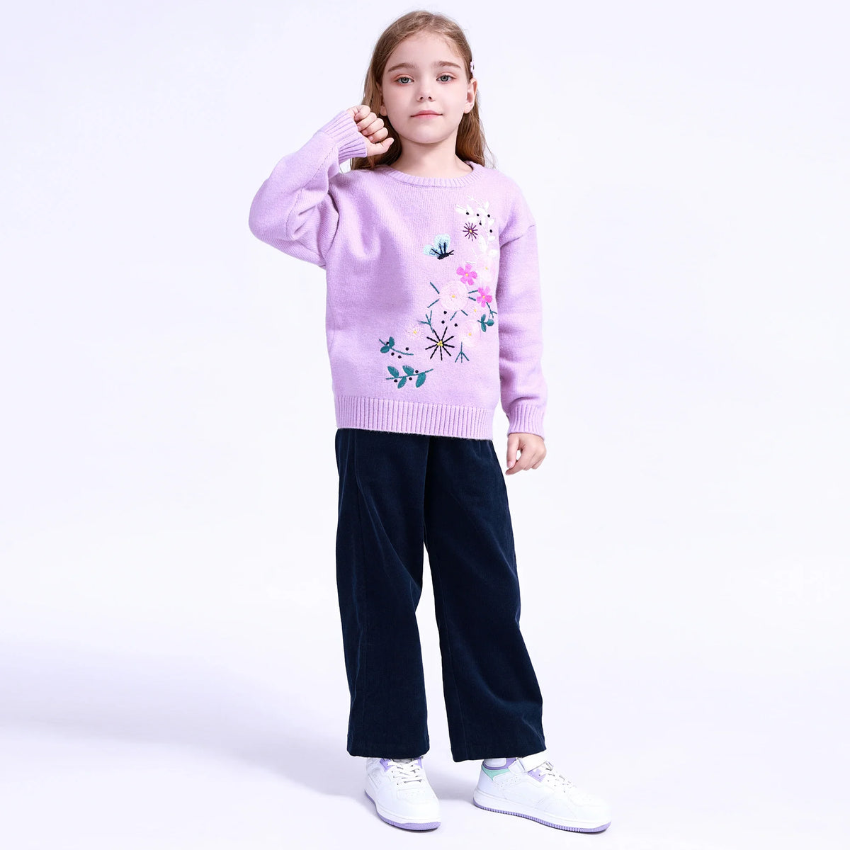 floral-sweater-for-girls-6943015059 image