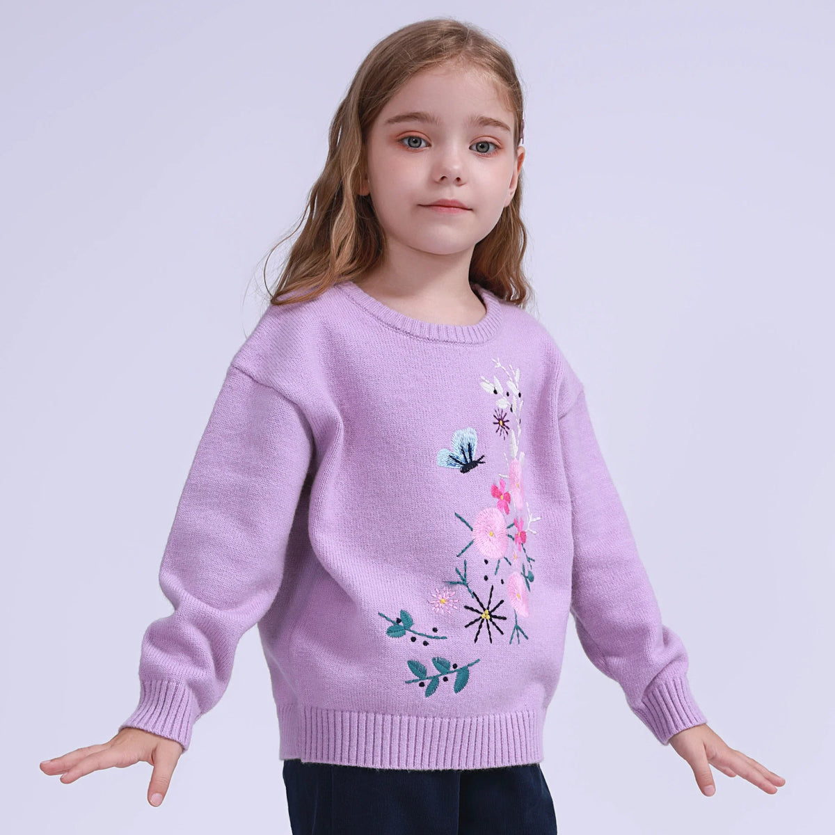 floral-sweater-for-girls-6943015059 image