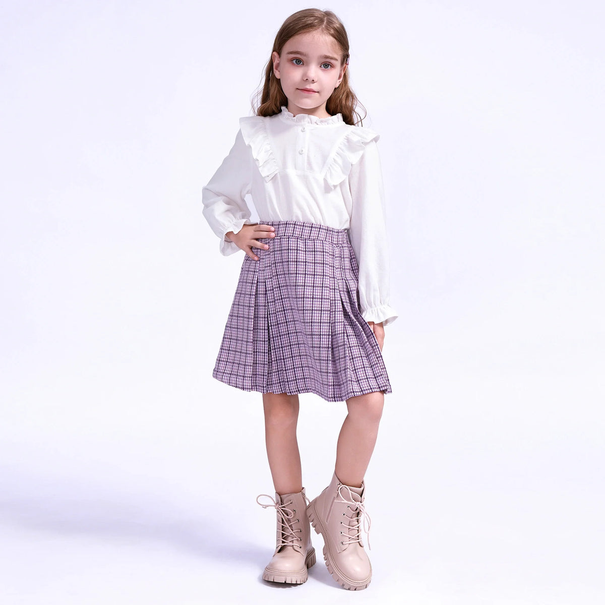 checked-skirt-for-girls-6943015063 image