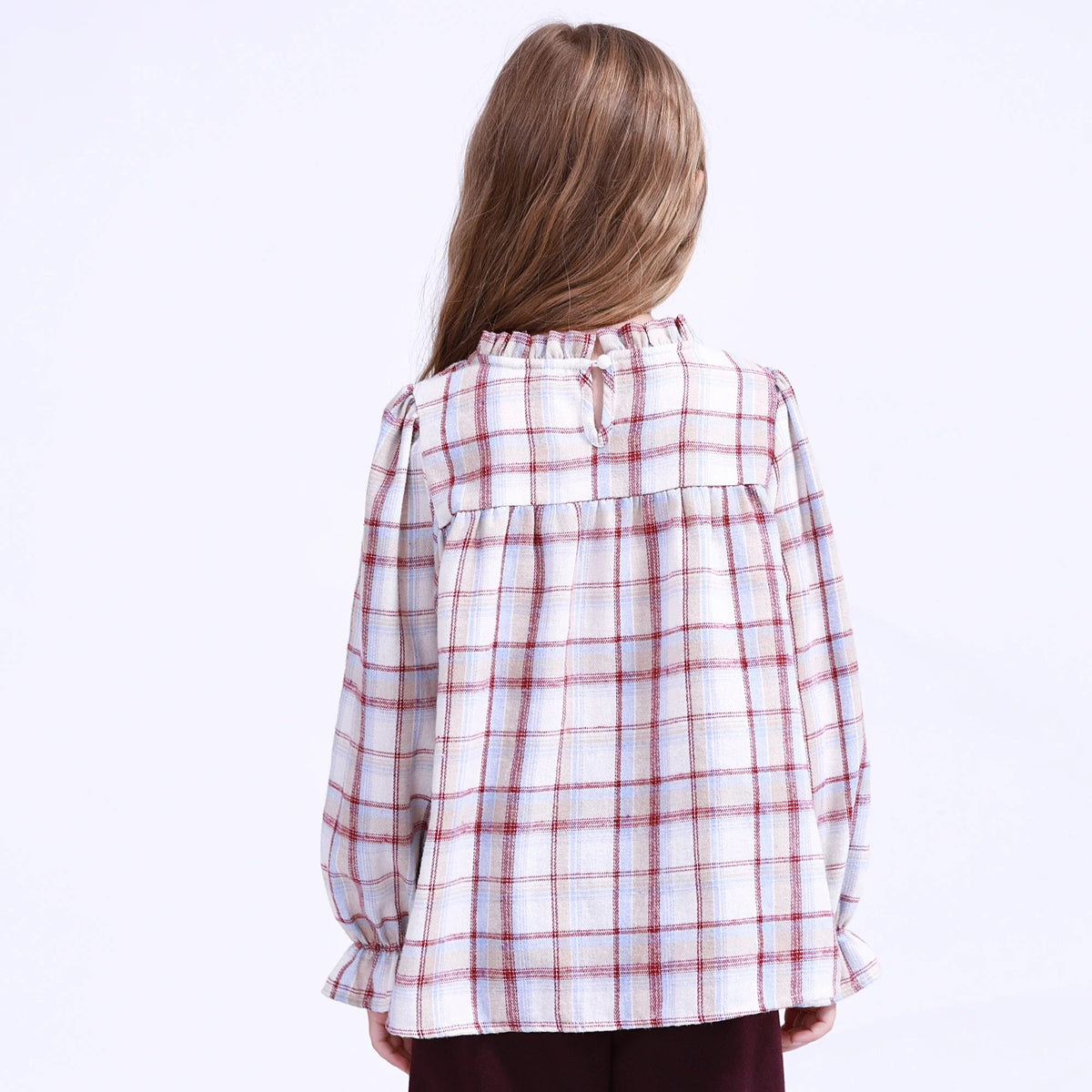 checked-blouse-for-girls-6943015065 image