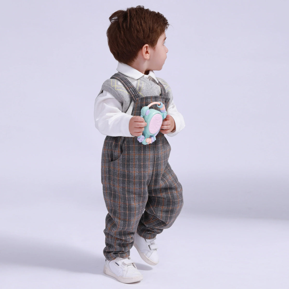 checked-overalls-for-baby-boy-6943015094 image