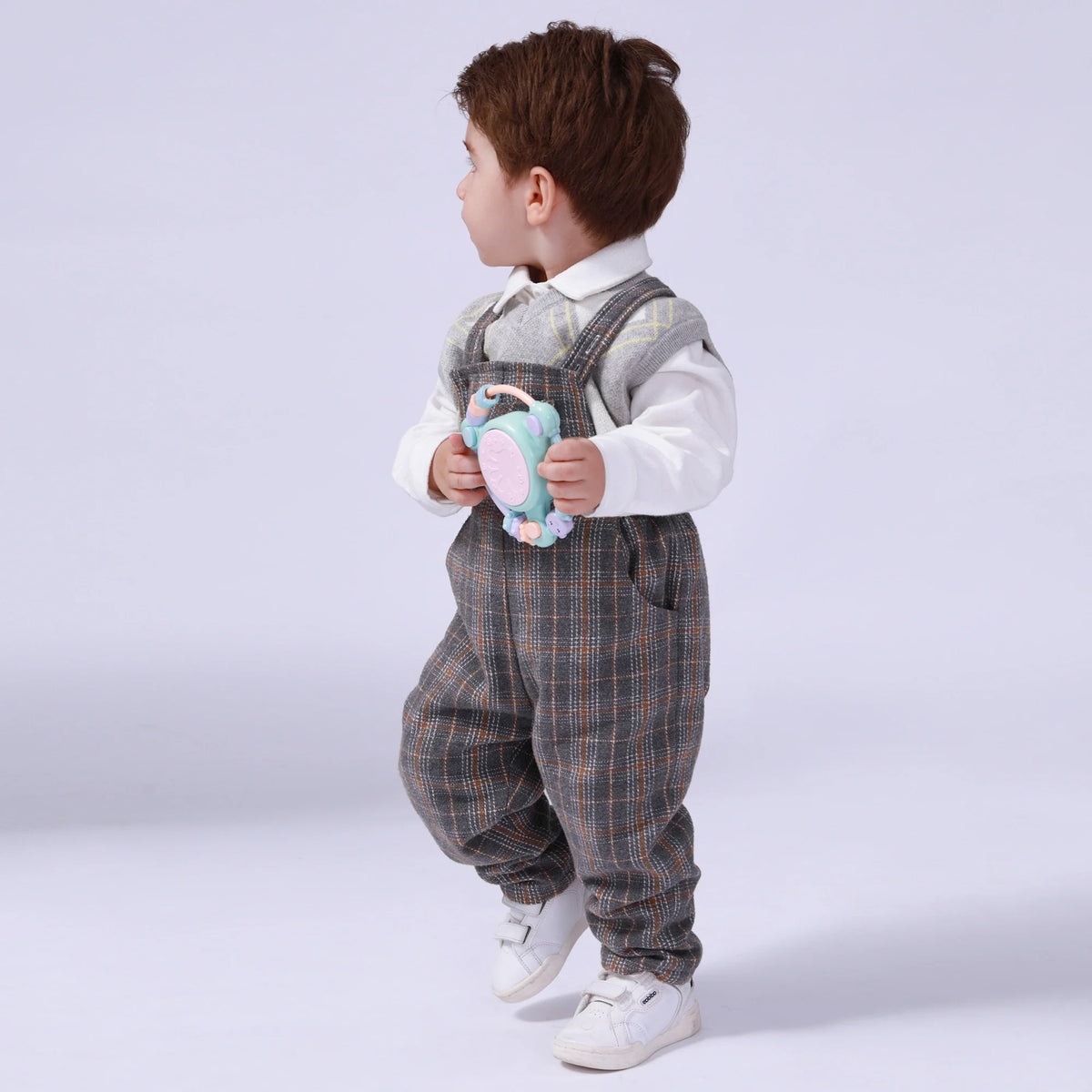 checked-overalls-for-baby-boy-6943015094 image