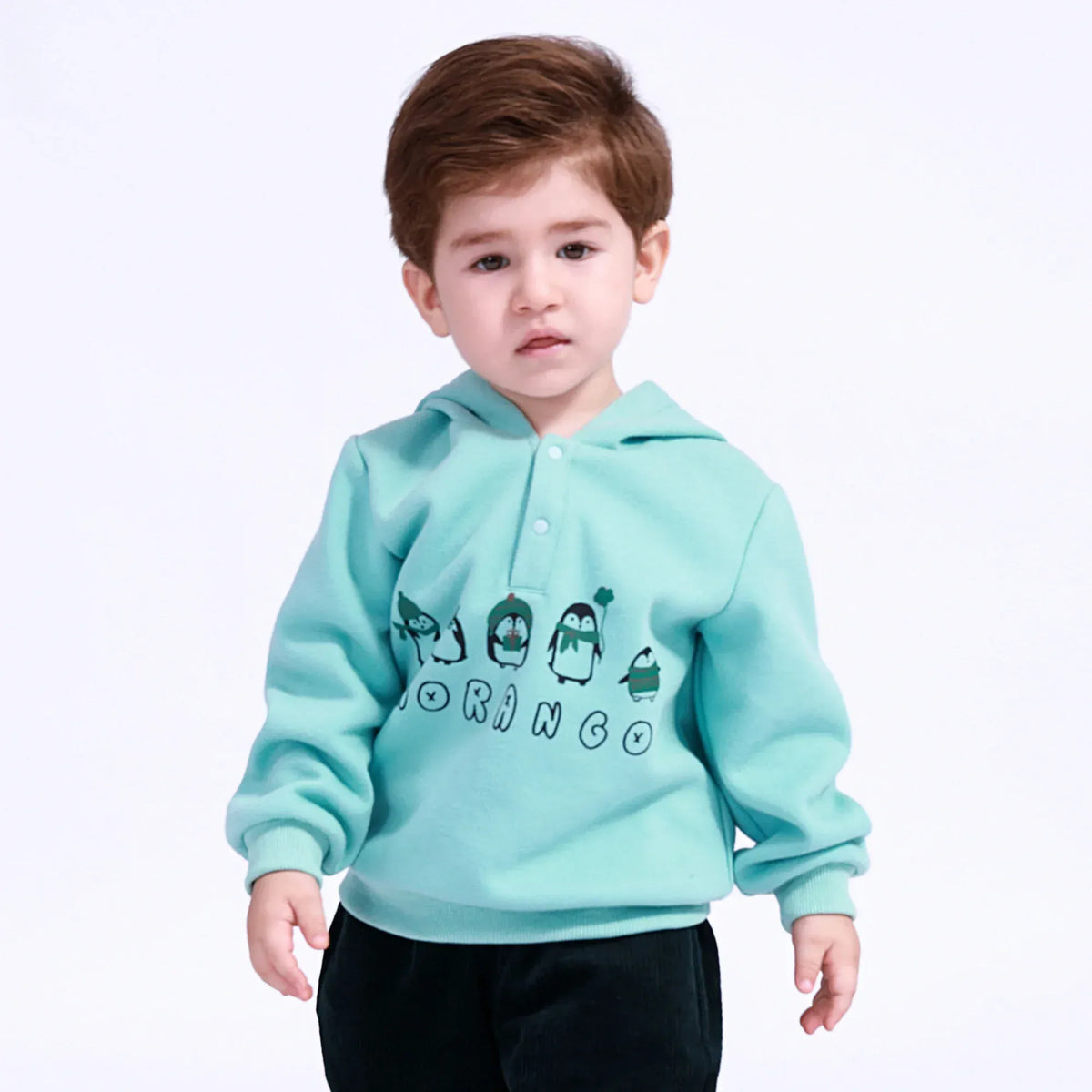 Blue Printed Pullover for Baby Boy Image