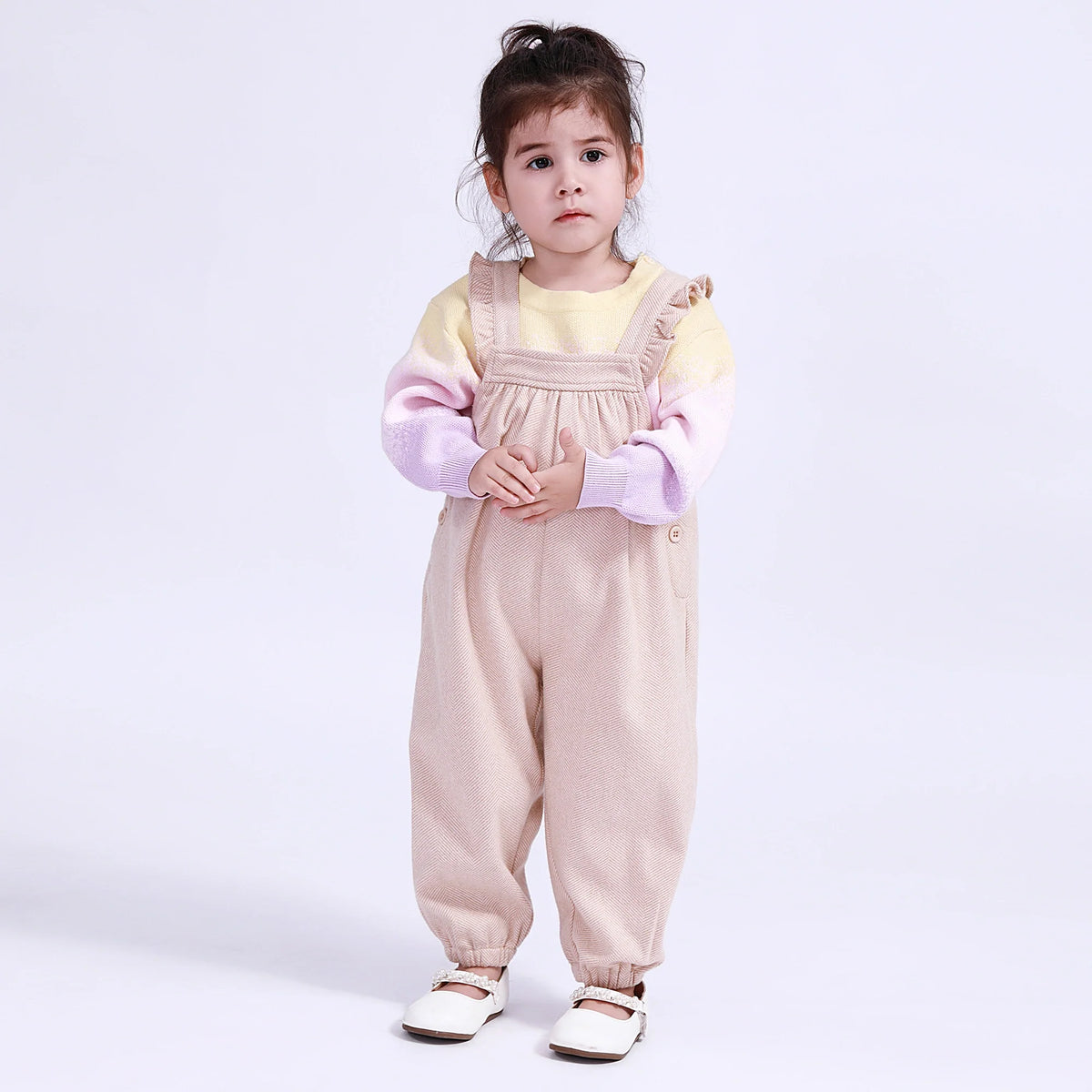 solid-overalls-for-baby-girl-6943015140 image