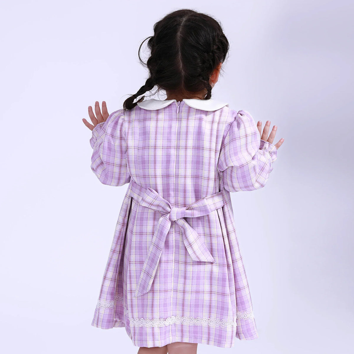 Checked Dress for Baby Girl Image