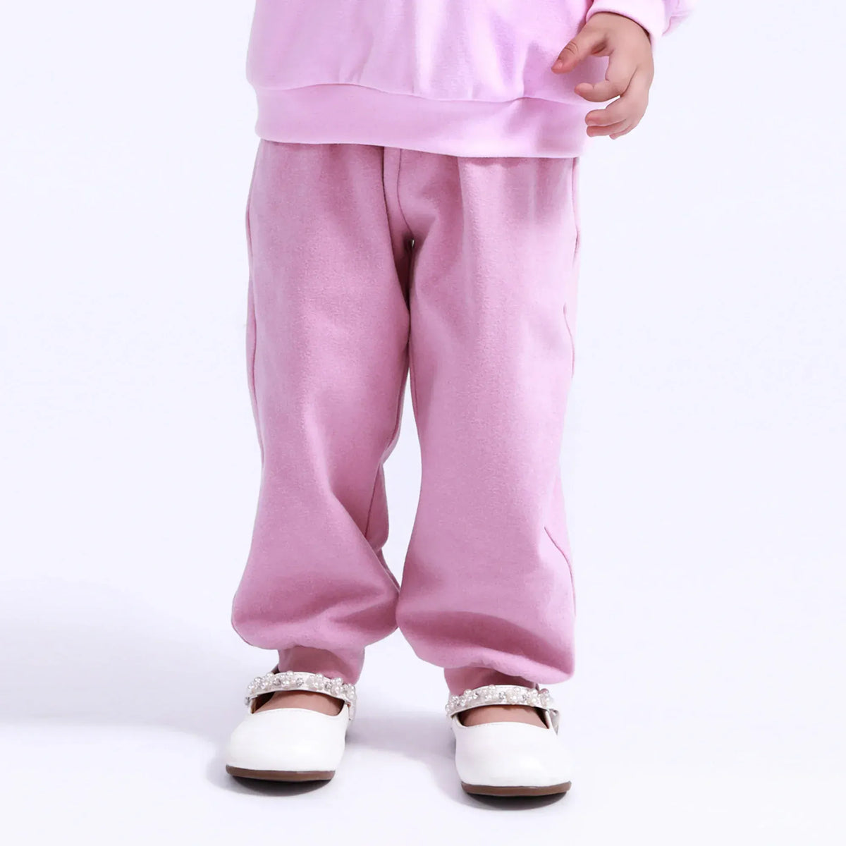 62 | 3-6M Dark Pink 62 | 3-6M,36.5,39,- Plain Pants for Baby Girl Image
