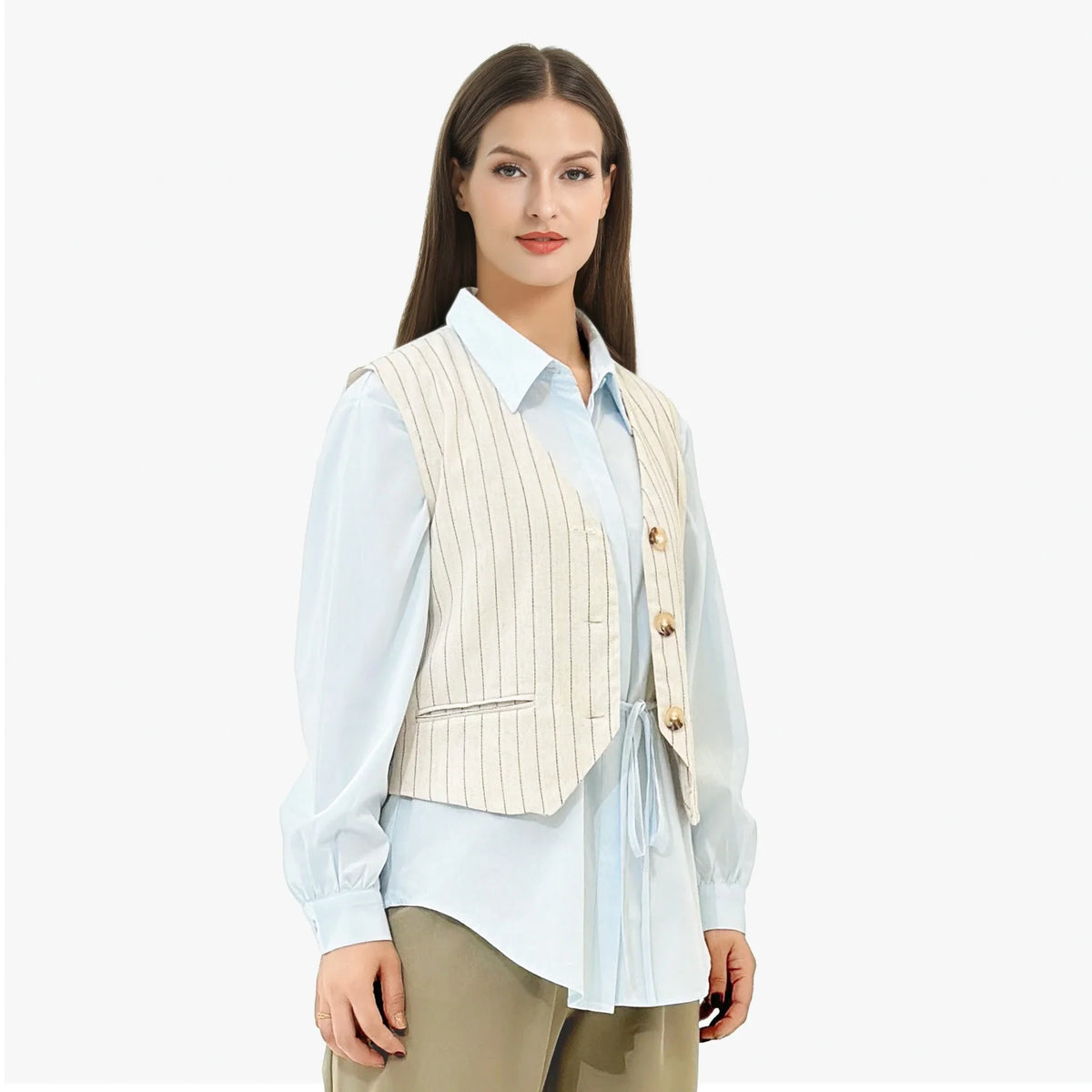 striped-waistcoat-for-women-6943017010 image