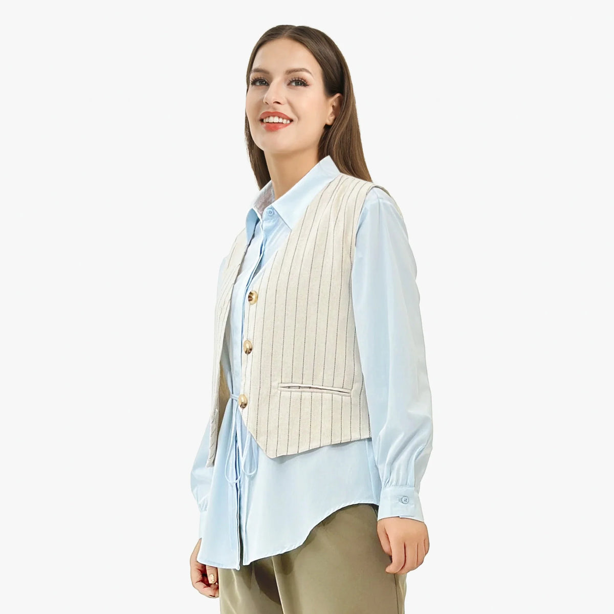 striped-waistcoat-for-women-6943017010 image