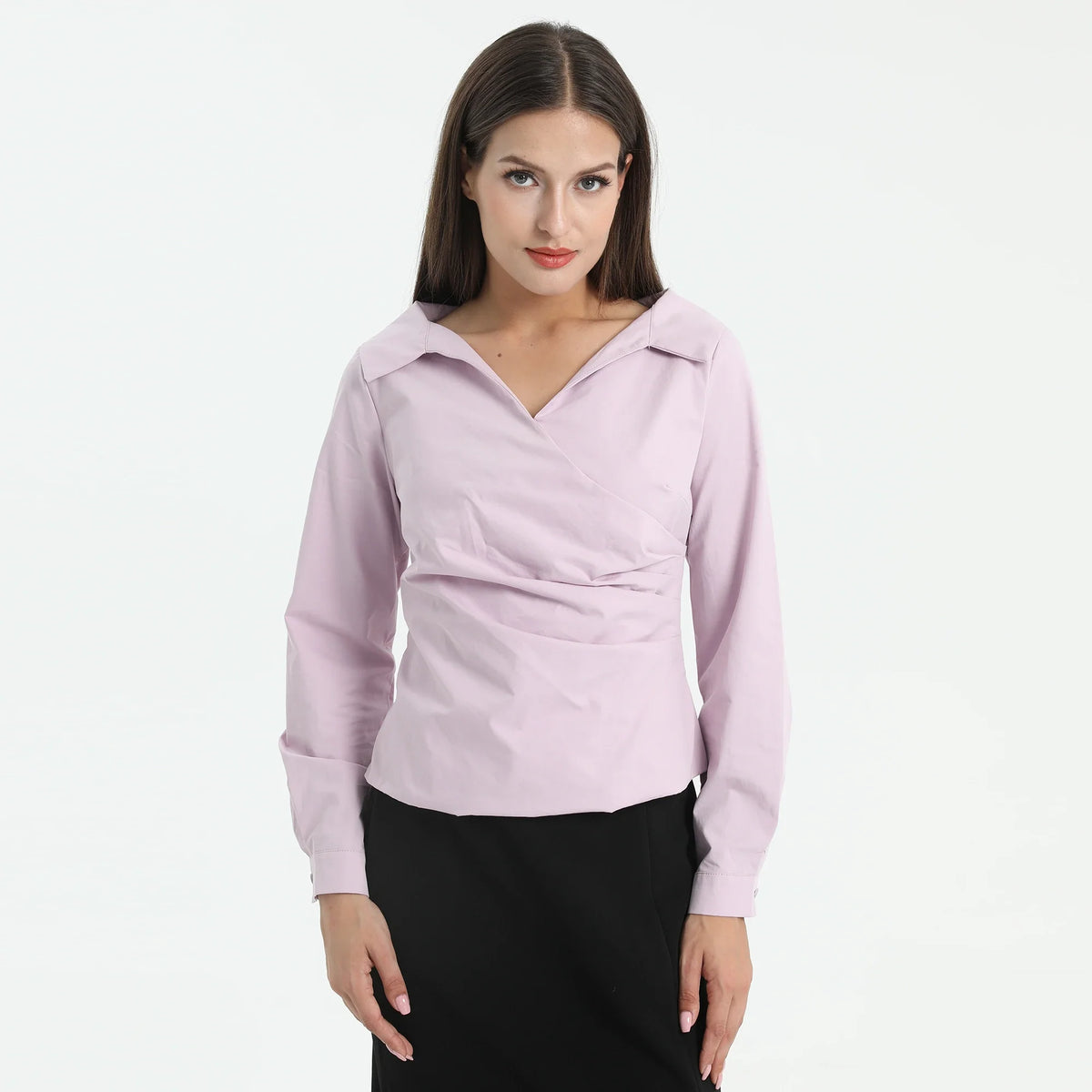 plain-blouse-for-women-6943017018 image