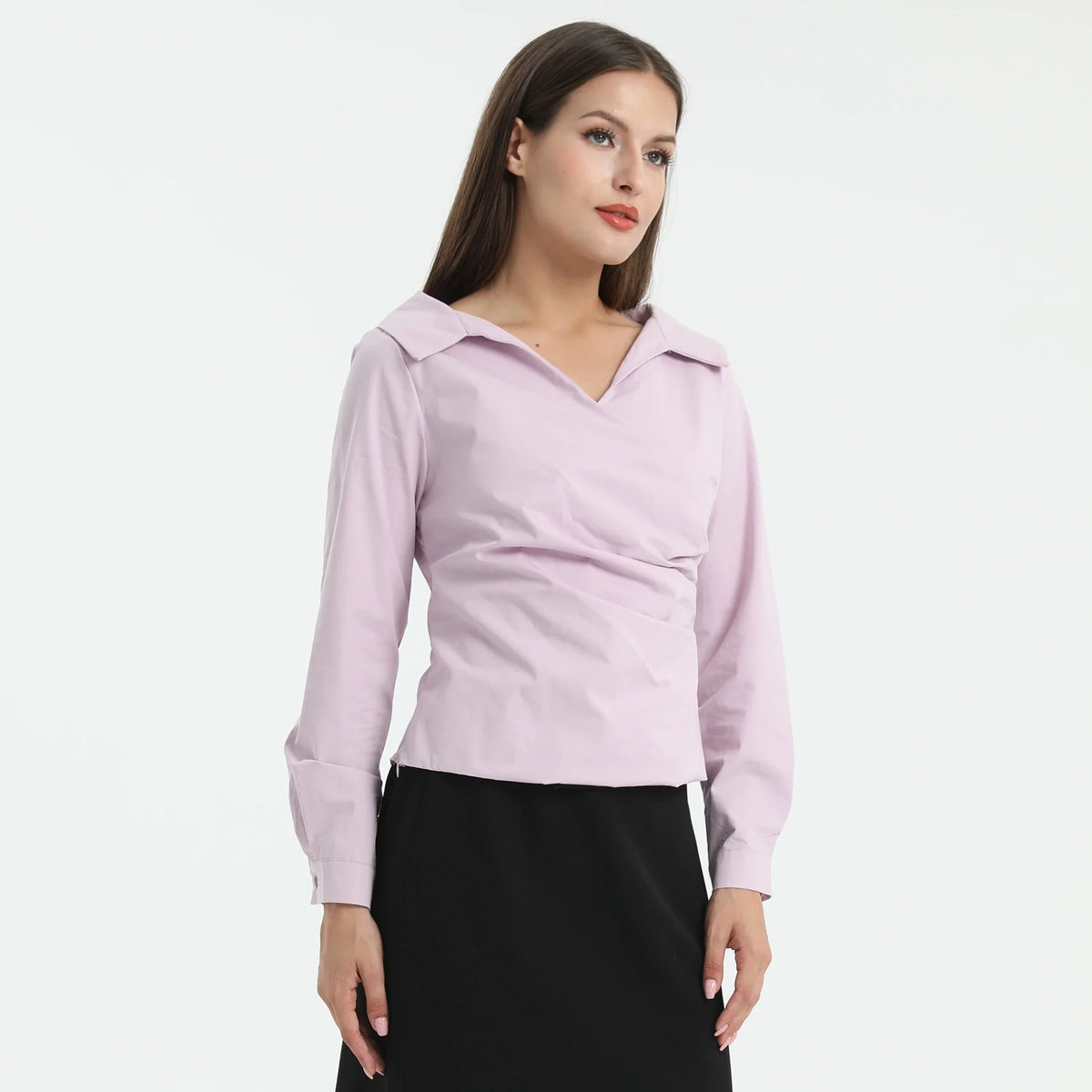 plain-blouse-for-women-6943017018 image