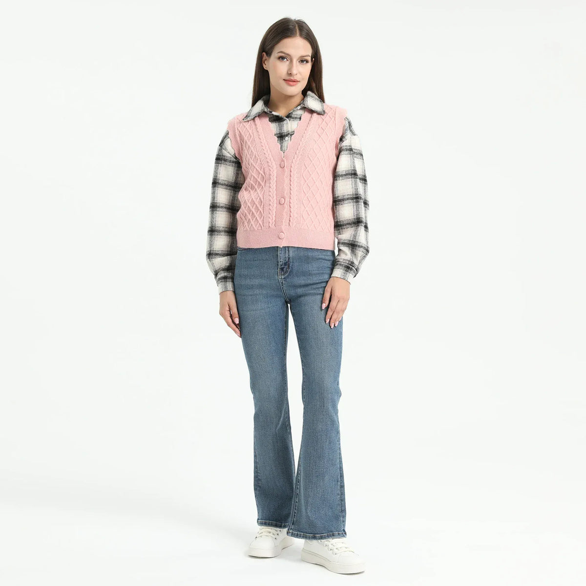 Jacquard Waistcoat for Women Image