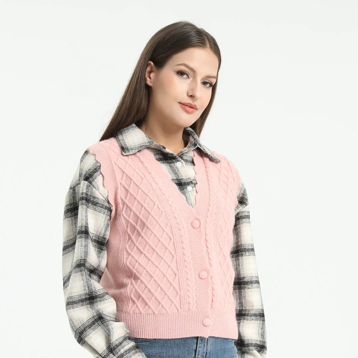 Jacquard Waistcoat for Women Image