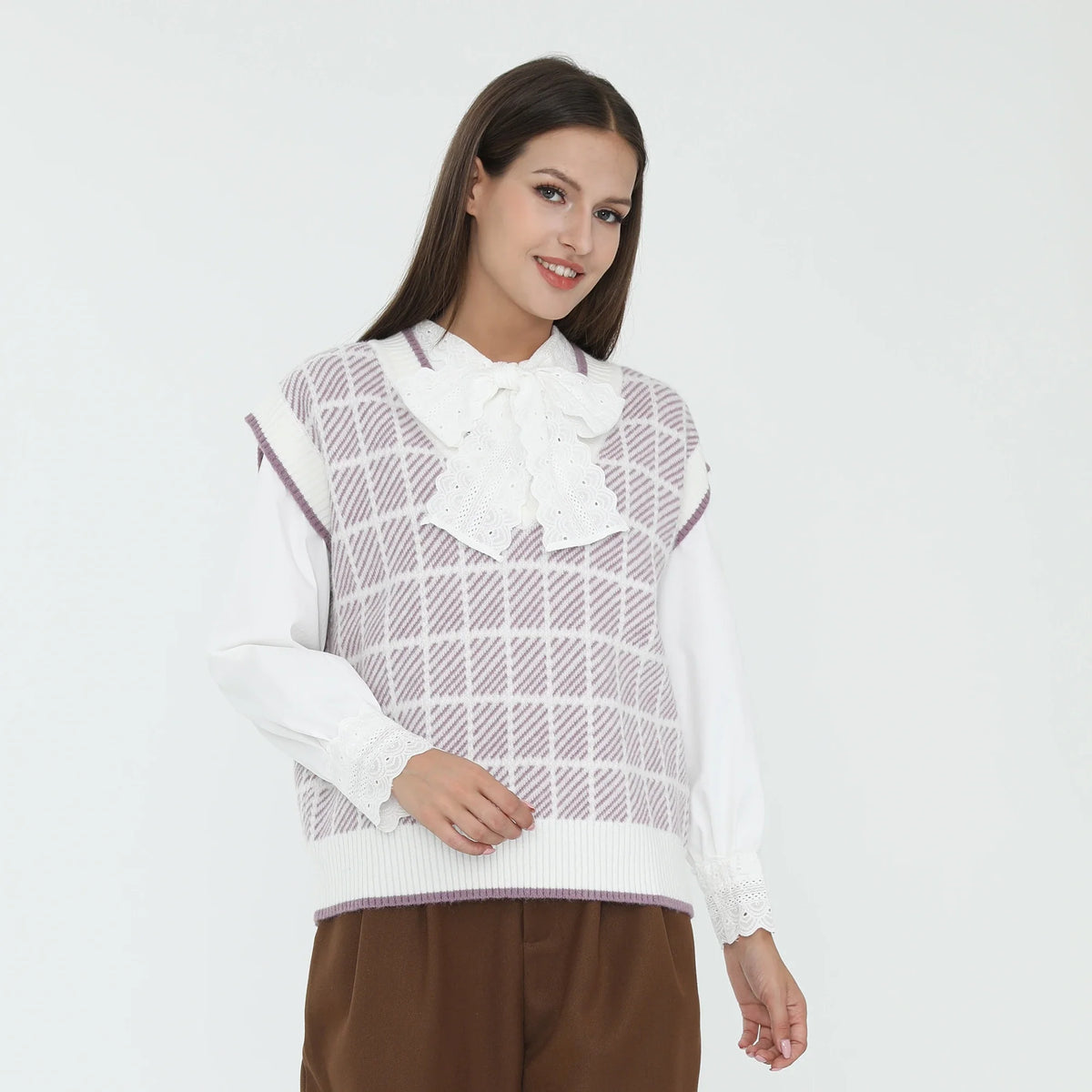 checked-waistcoat-for-women-6943017040 image