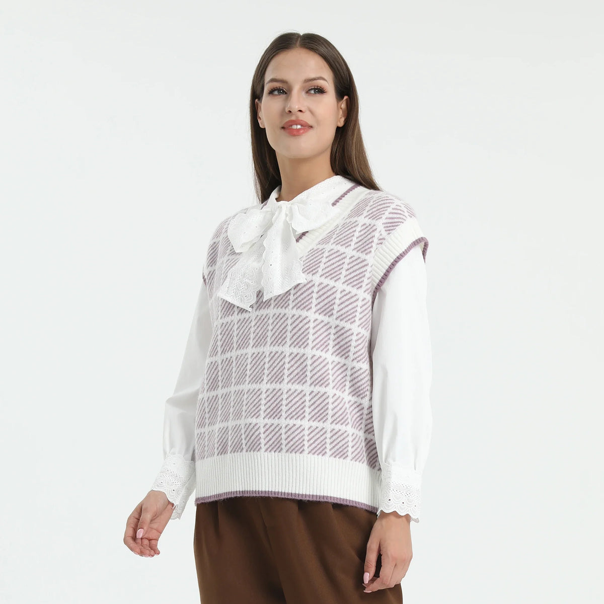 checked-waistcoat-for-women-6943017040 image