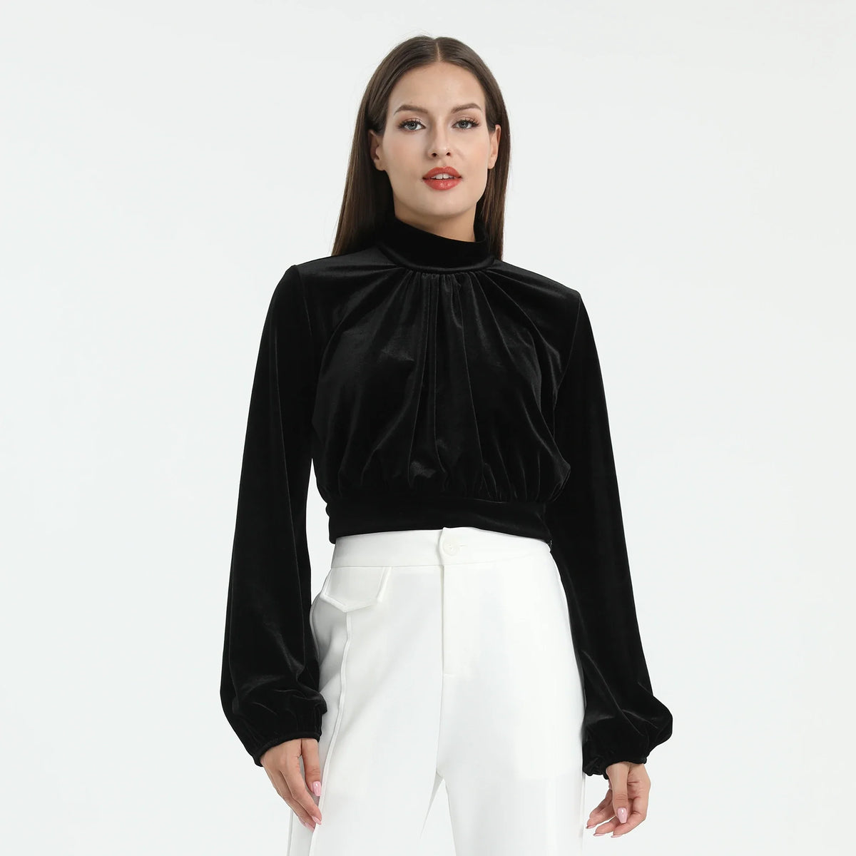 plain-blouse-for-women-6943017045 image