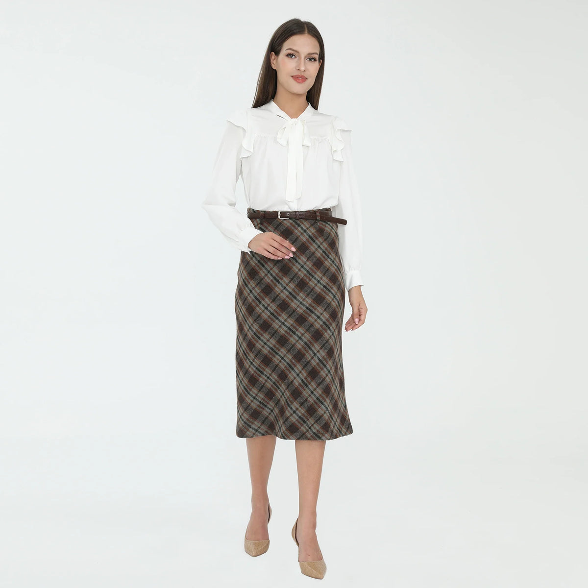 checked-skirt-for-women-6943017066 image