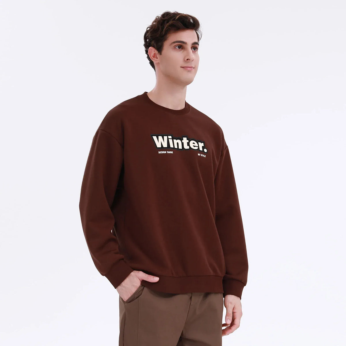 Embroidery Pullover for Men Image