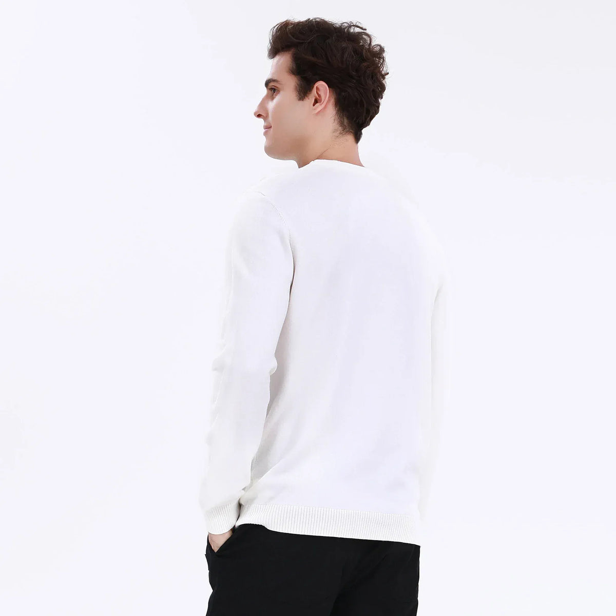 Plain Sweater for Men Image