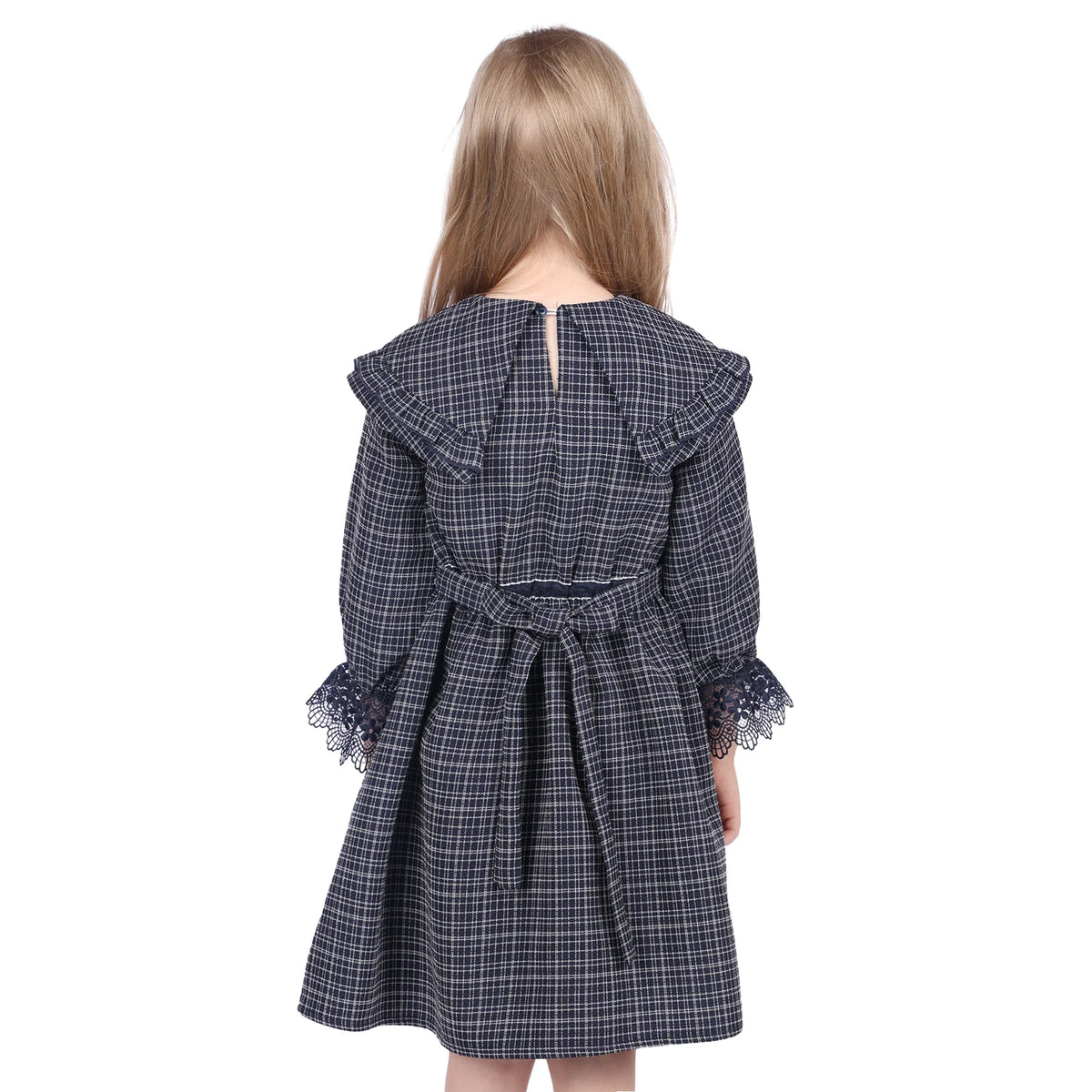 checked-formal-dress-for-girls-6943036007 image