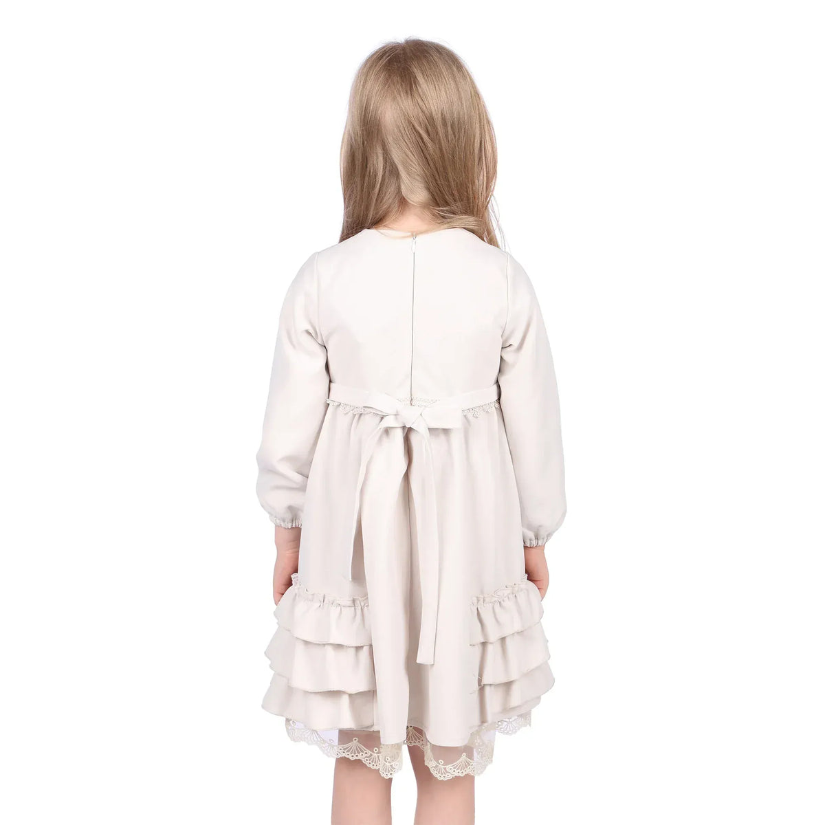 Laced Formal Dress for Girls Image