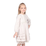 Laced Formal Dress for Girls Image