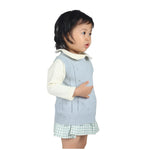 Jacquard Formal Waistcoat for Baby Girl Image