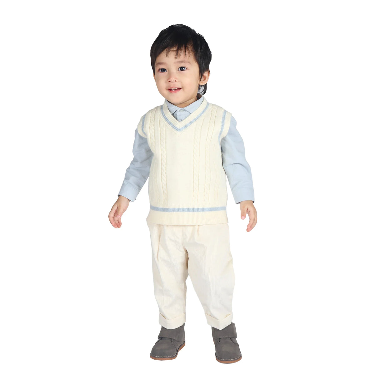 jacquard-formal-waistcoat-for-baby-boy-6943036063 image