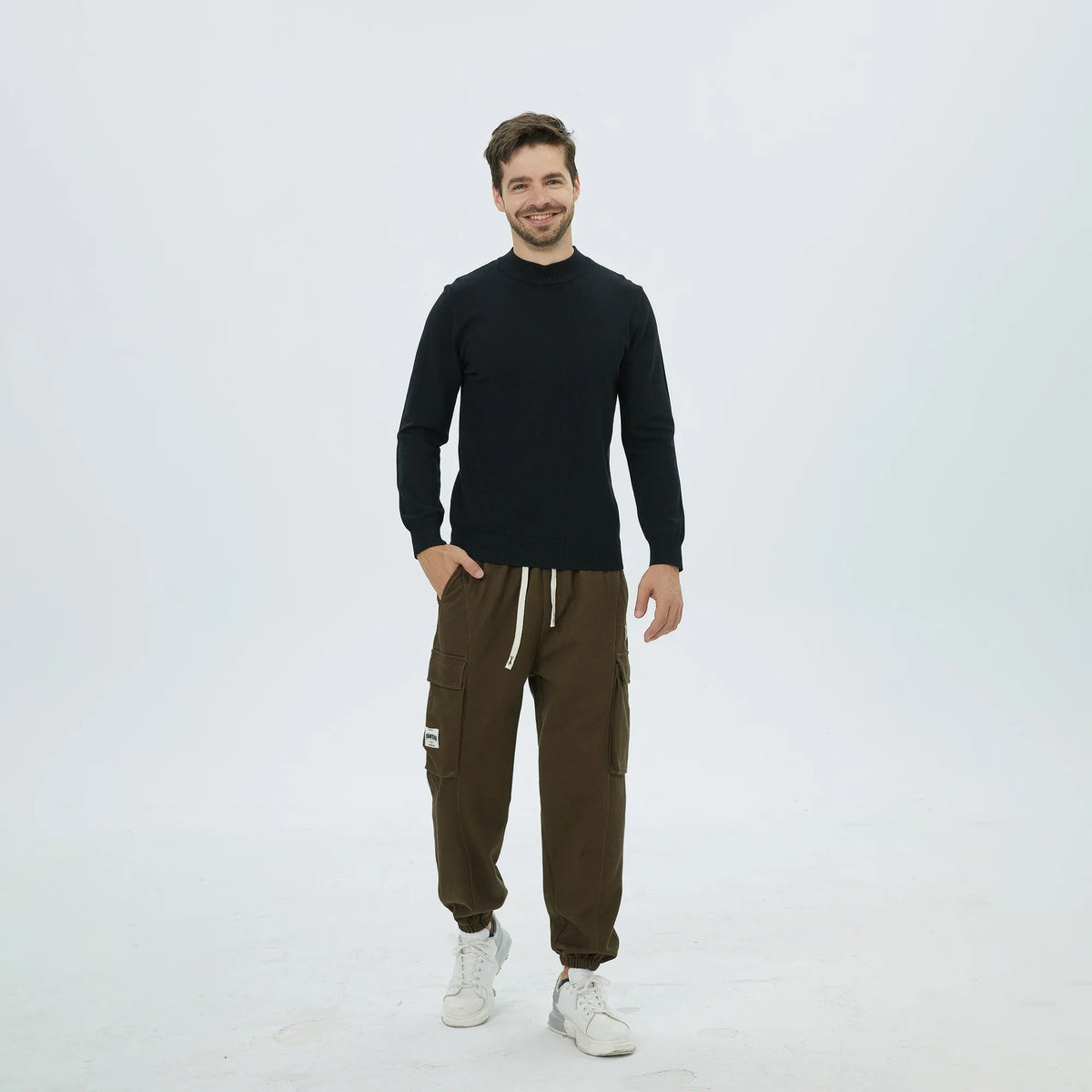 Plain Pullover for Men Image