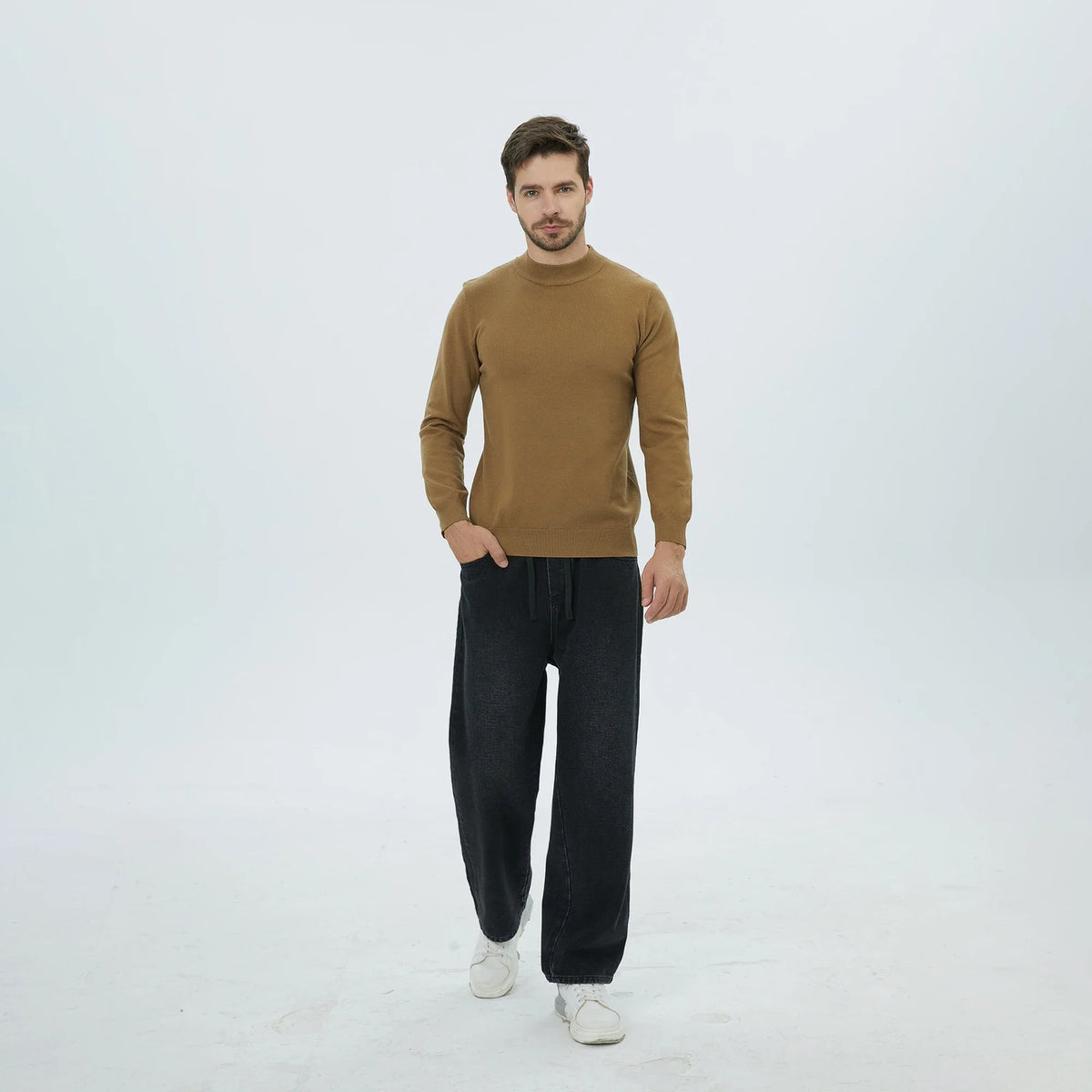 Plain Pullover for Men Image