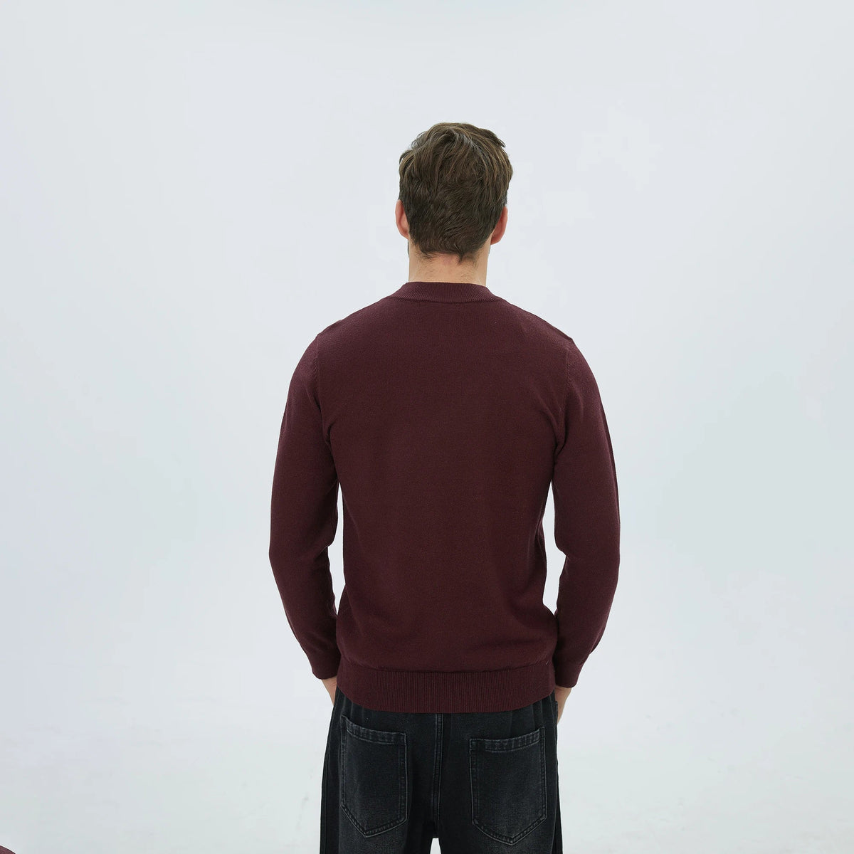 Plain Pullover for Men Image