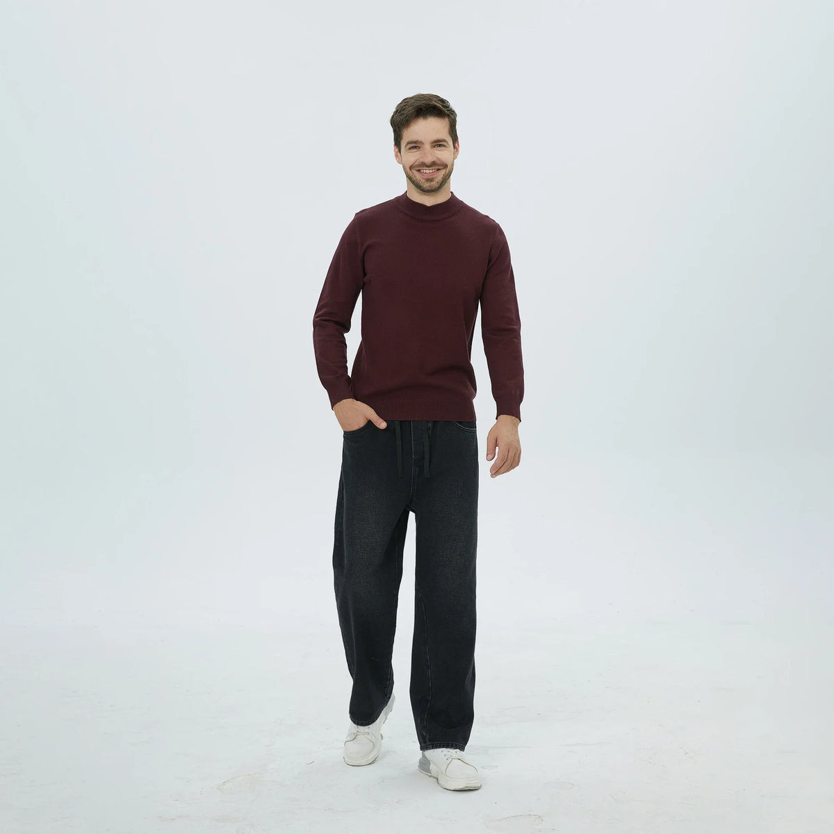 Plain Pullover for Men Image