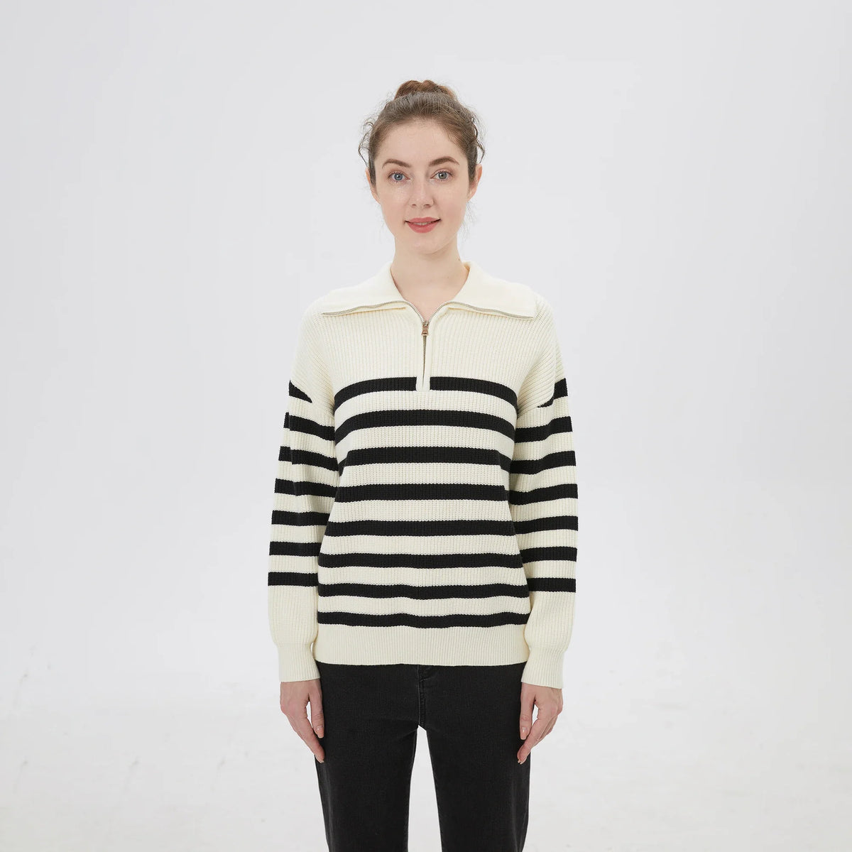 Striped Pullover for Women Image