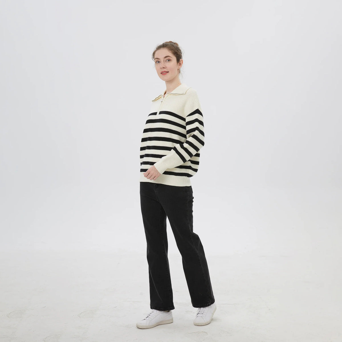 Striped Pullover for Women Image