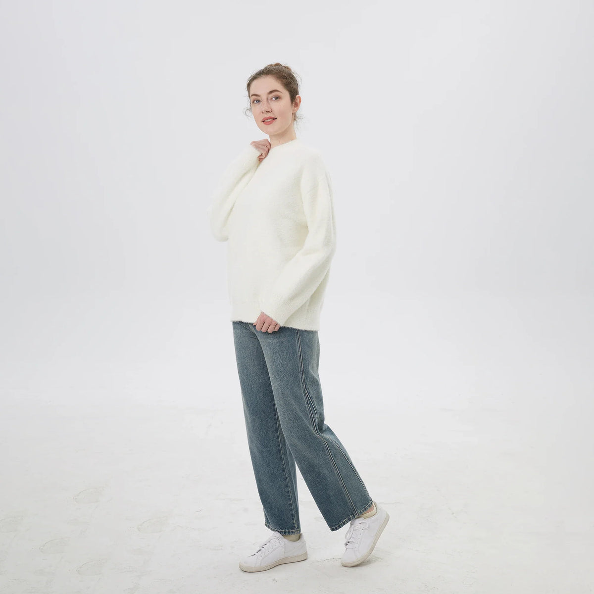 Plain Pullover for Women Image