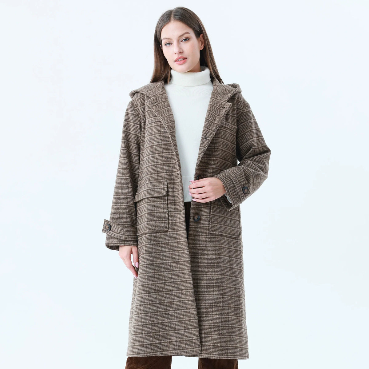 Checked Jacket for Women Image