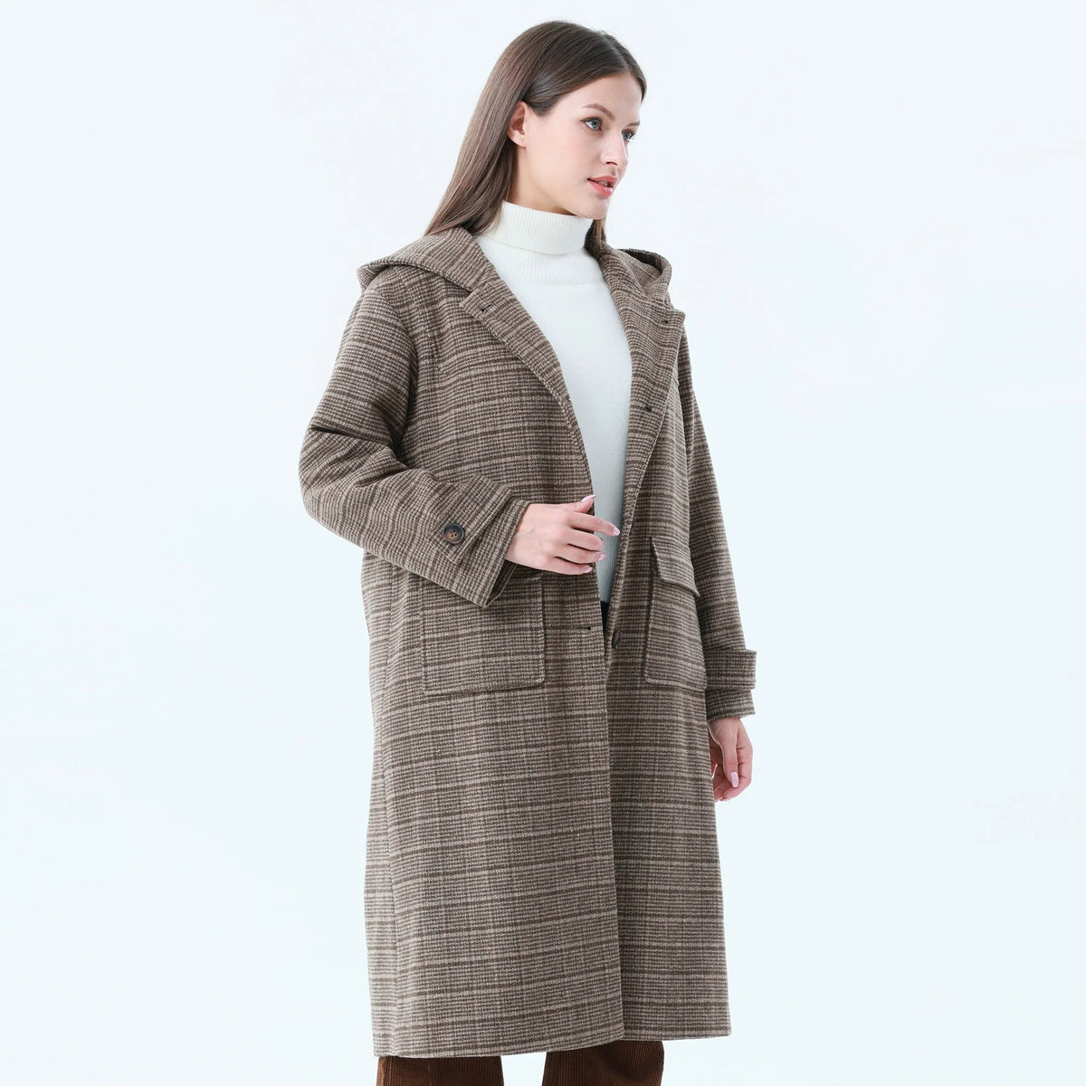 Checked Jacket for Women Image