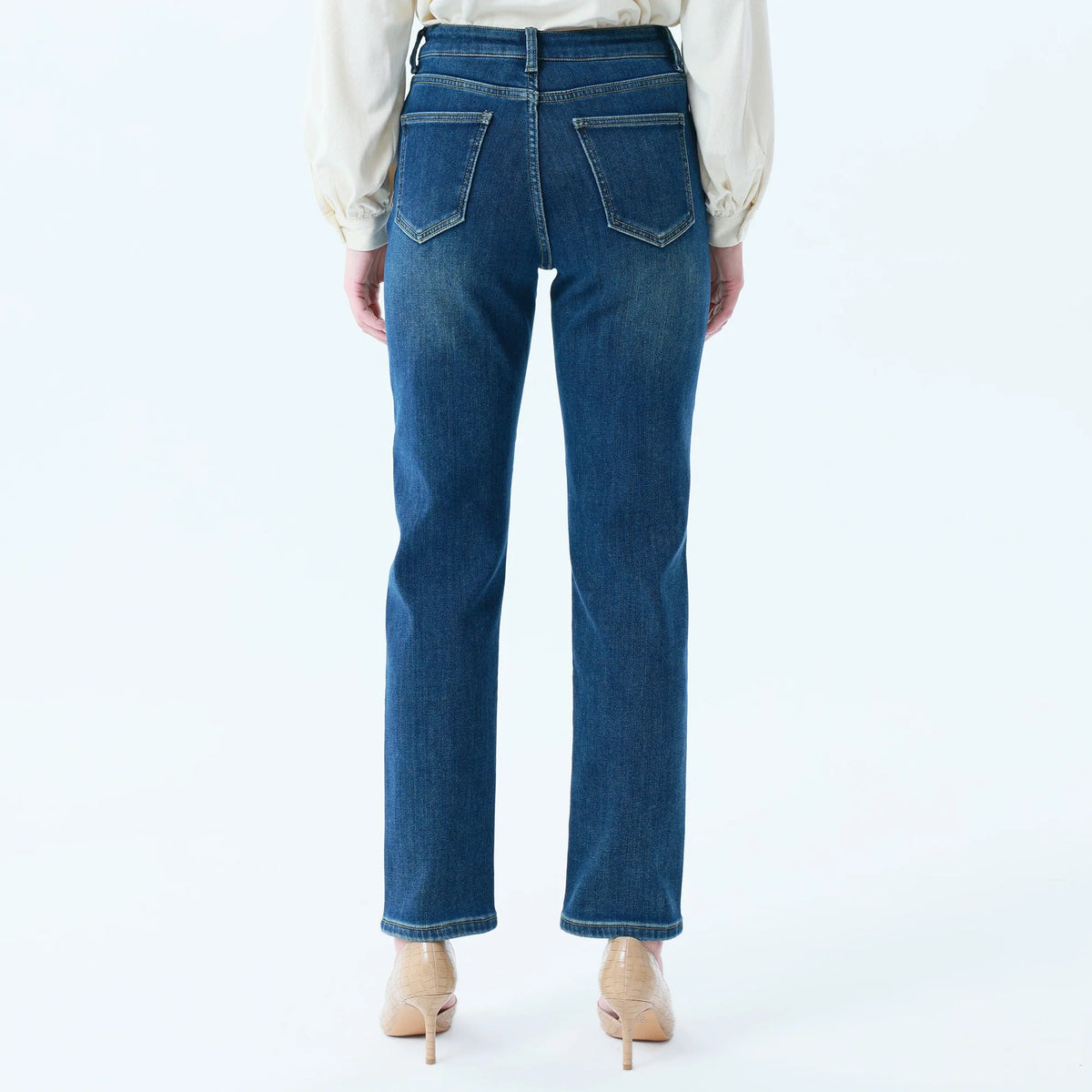 Washed Jeans Pants for Women Image