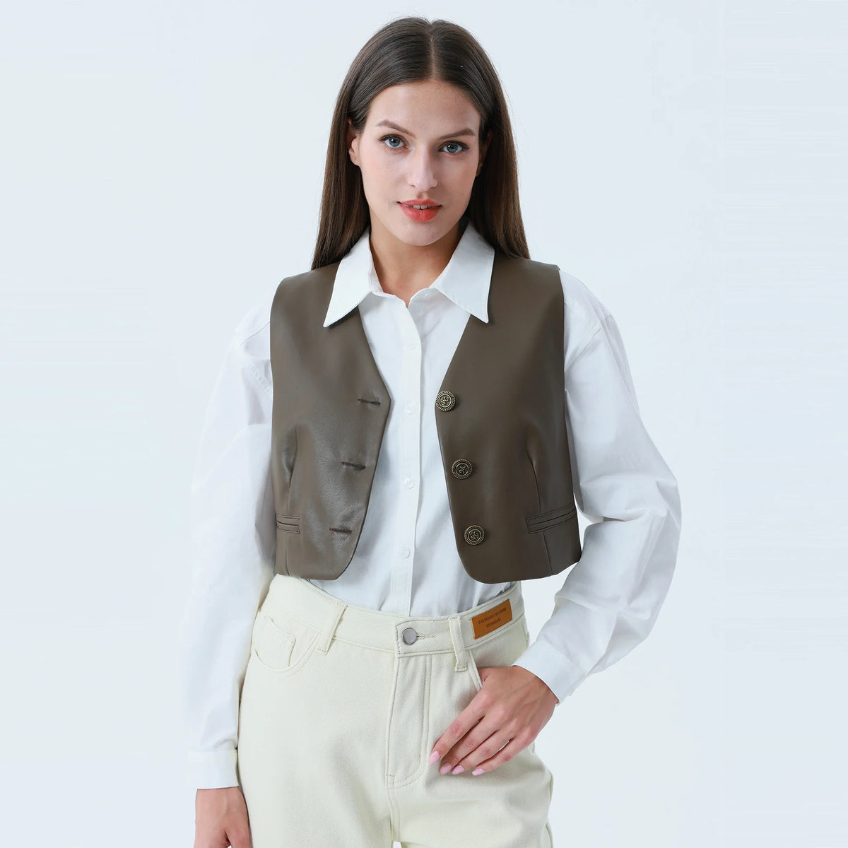 Plain Waistcoat for Women Image