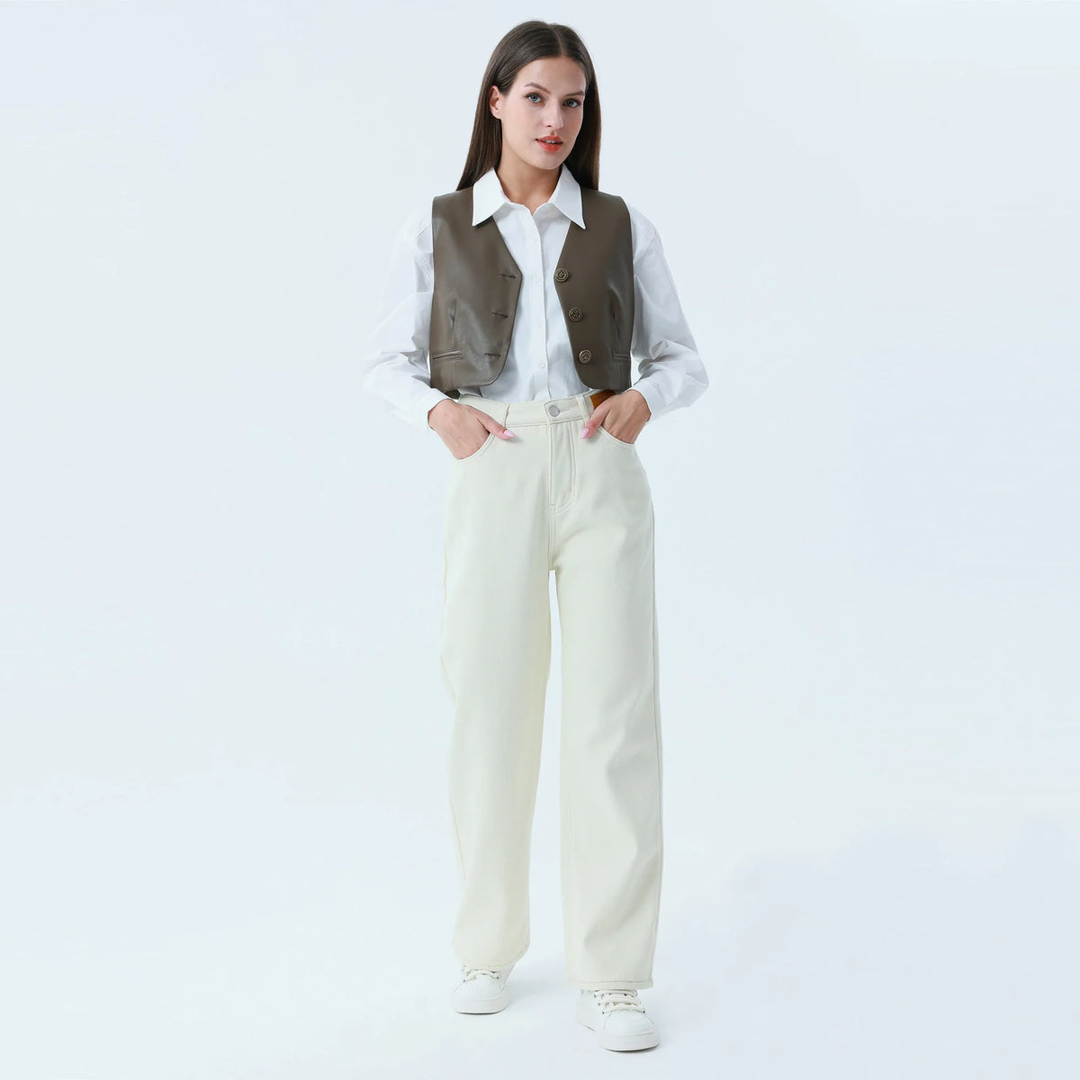 Plain Waistcoat for Women Image