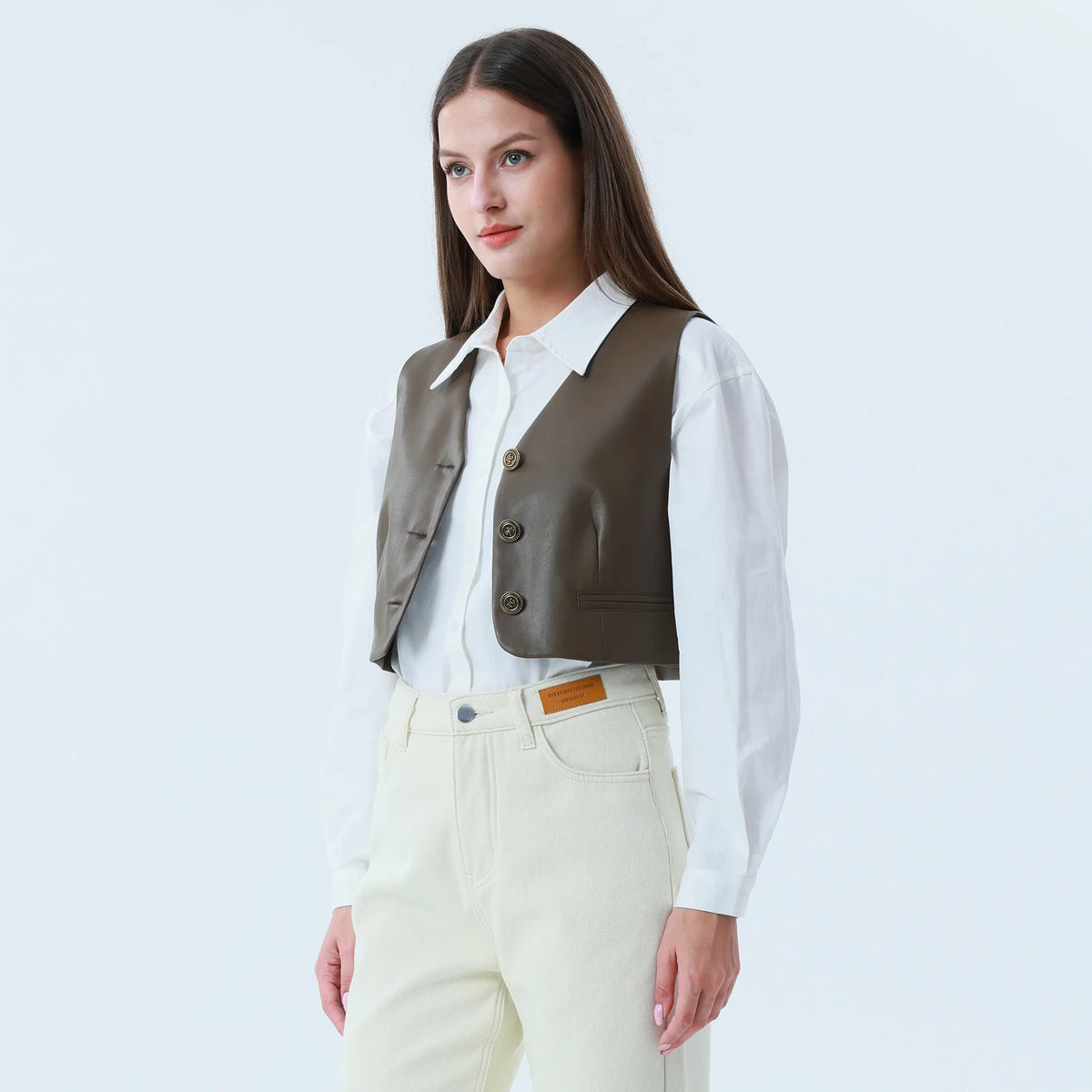 Plain Waistcoat for Women Image