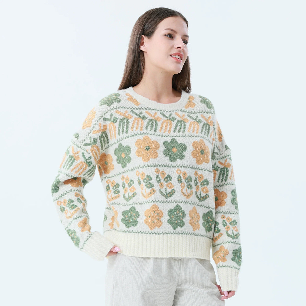 Floral Pullover for Women Image